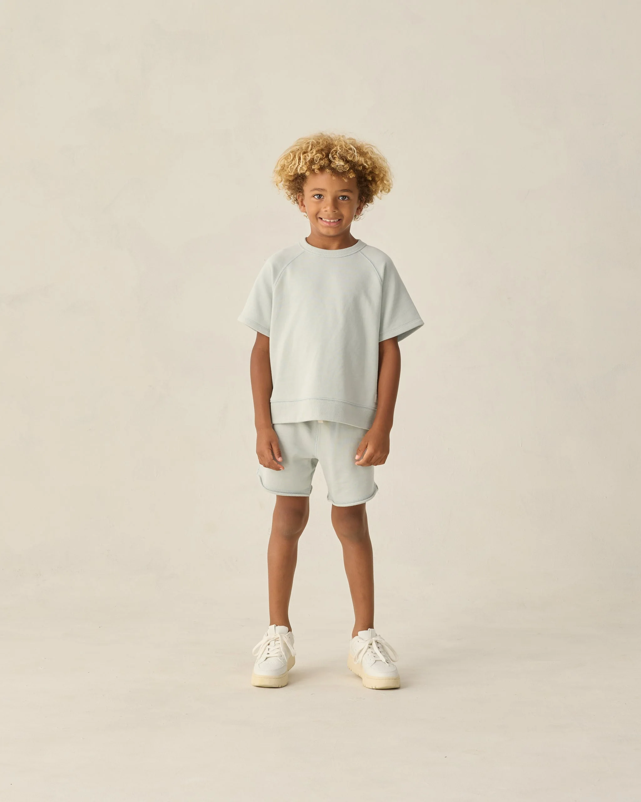 Short Sleeve Sweatshirt Seafoam - Image 3