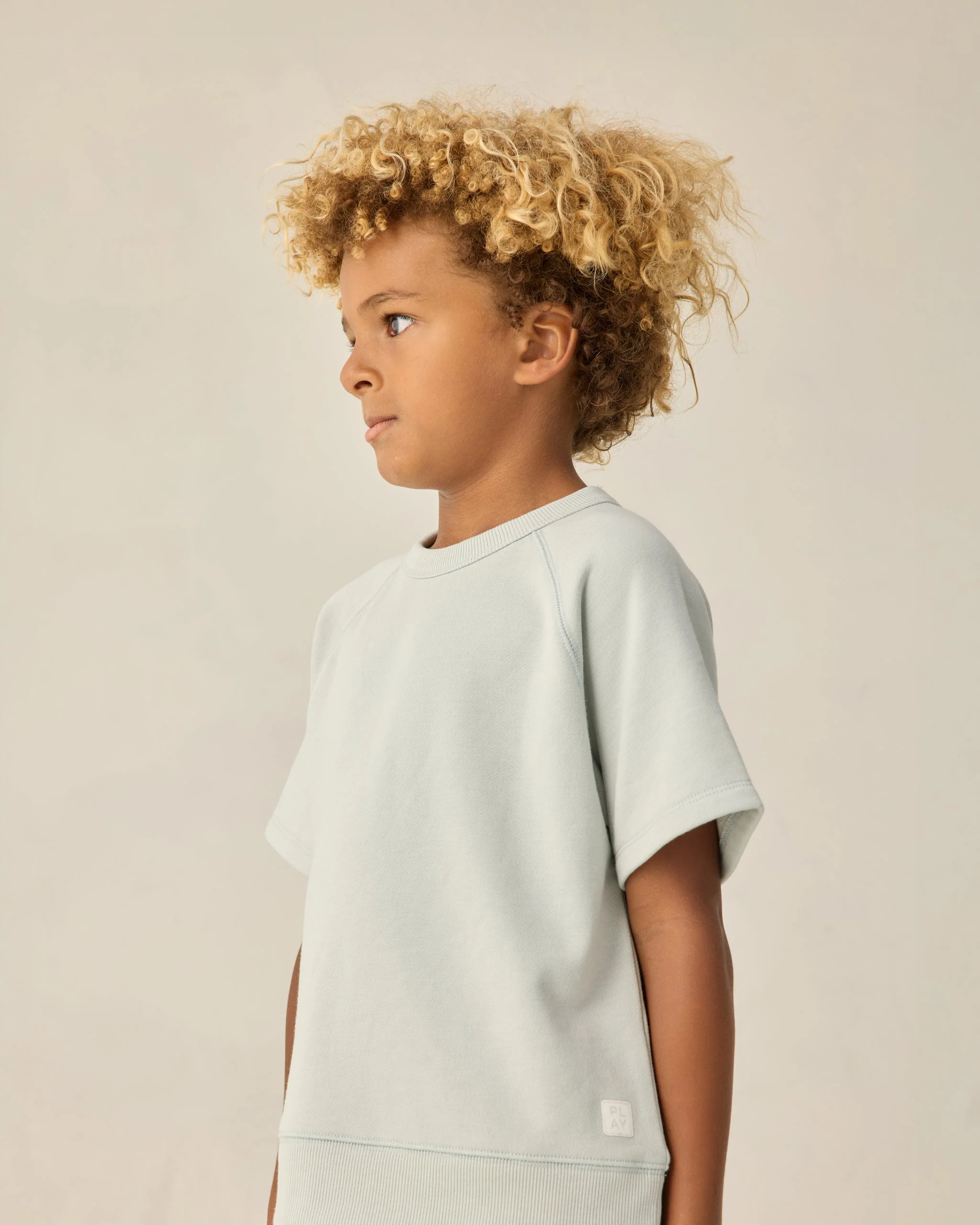 Short Sleeve Sweatshirt Seafoam - Image 4