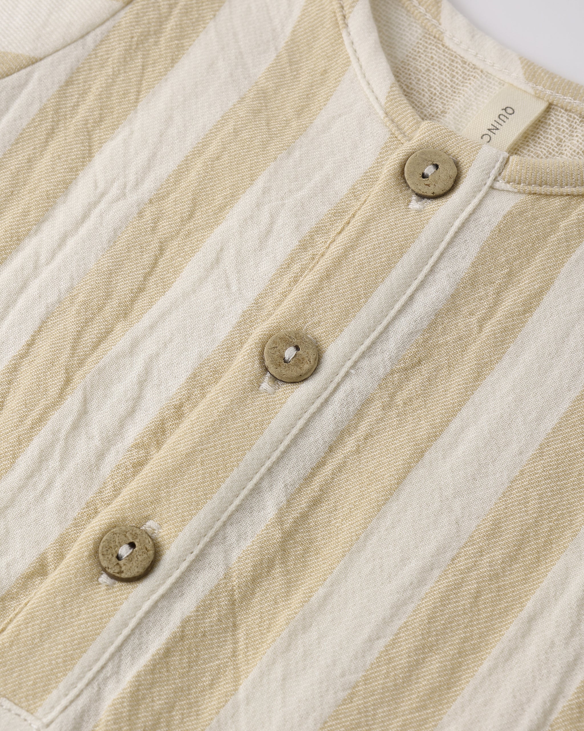 Short Sleeve Woven Romper Summer Stripe - Image 6