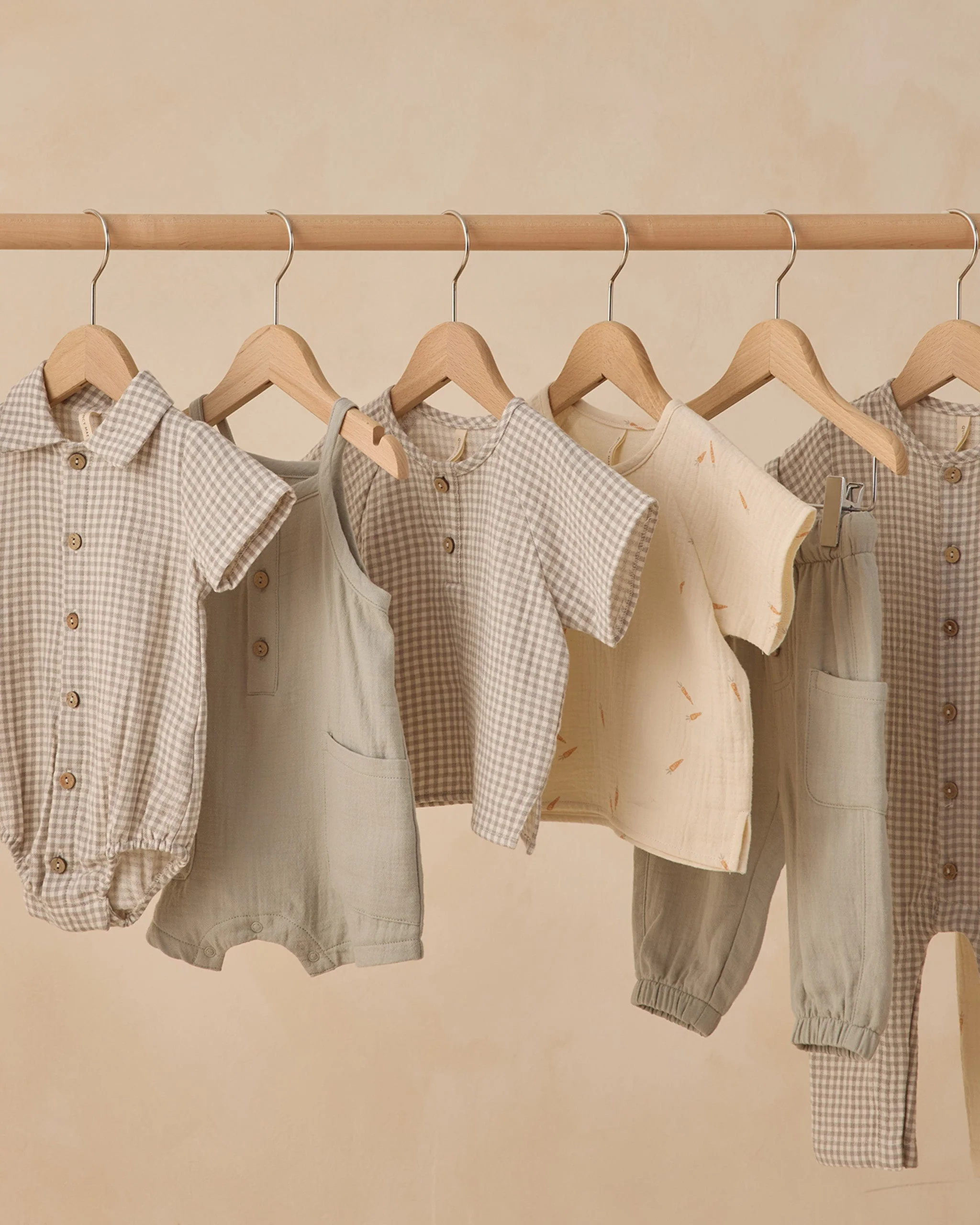 Short Sleeve Zion Shirt Sage Gingham - Image 2