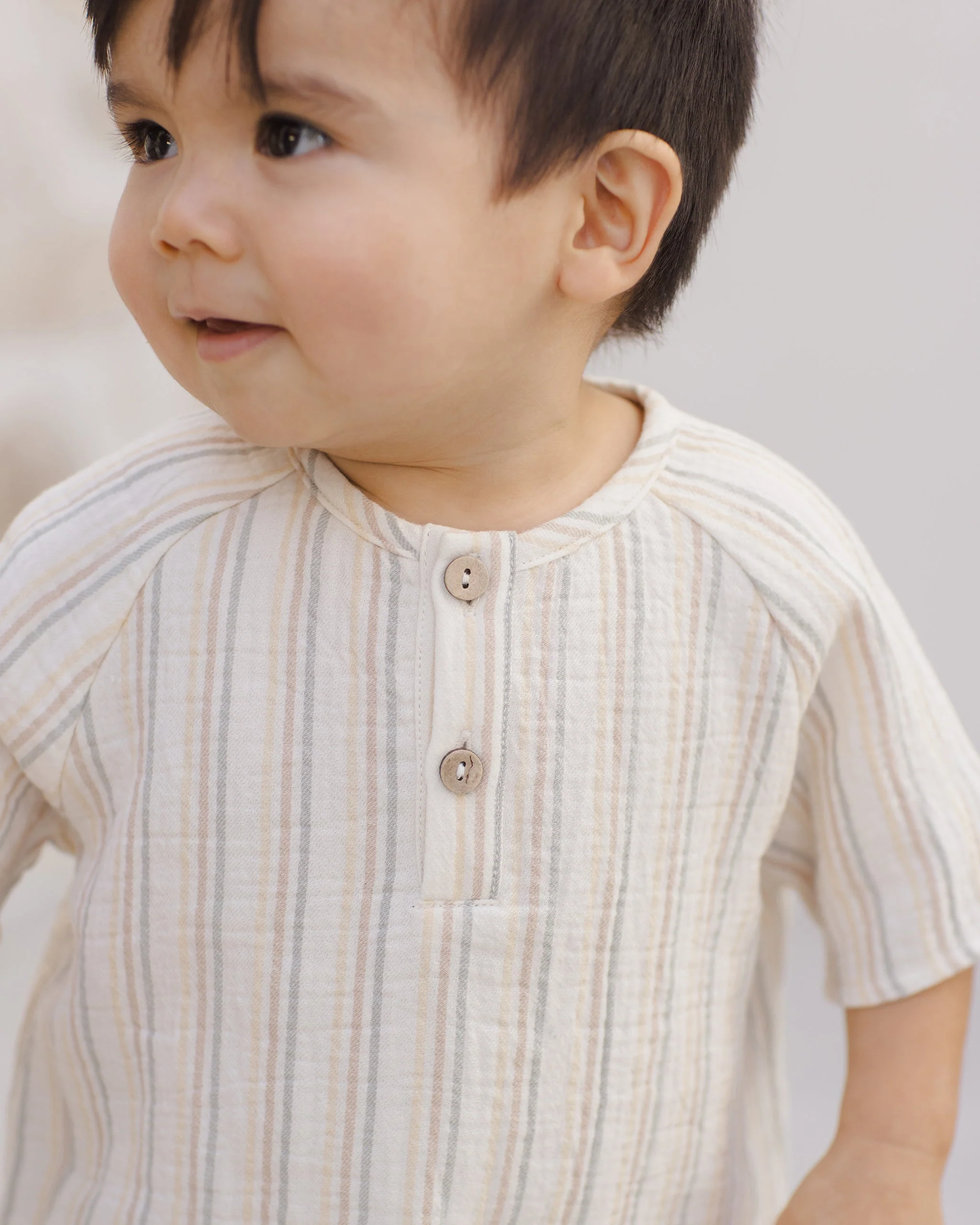 Short Sleeve Zion Shirt || Summer Stripe - Image 3