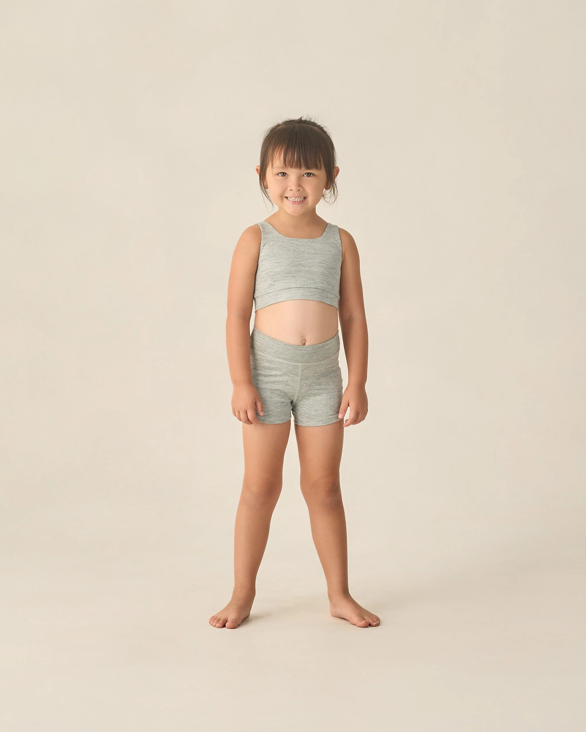 Shortie Short Heathered Sea Green - Image 2