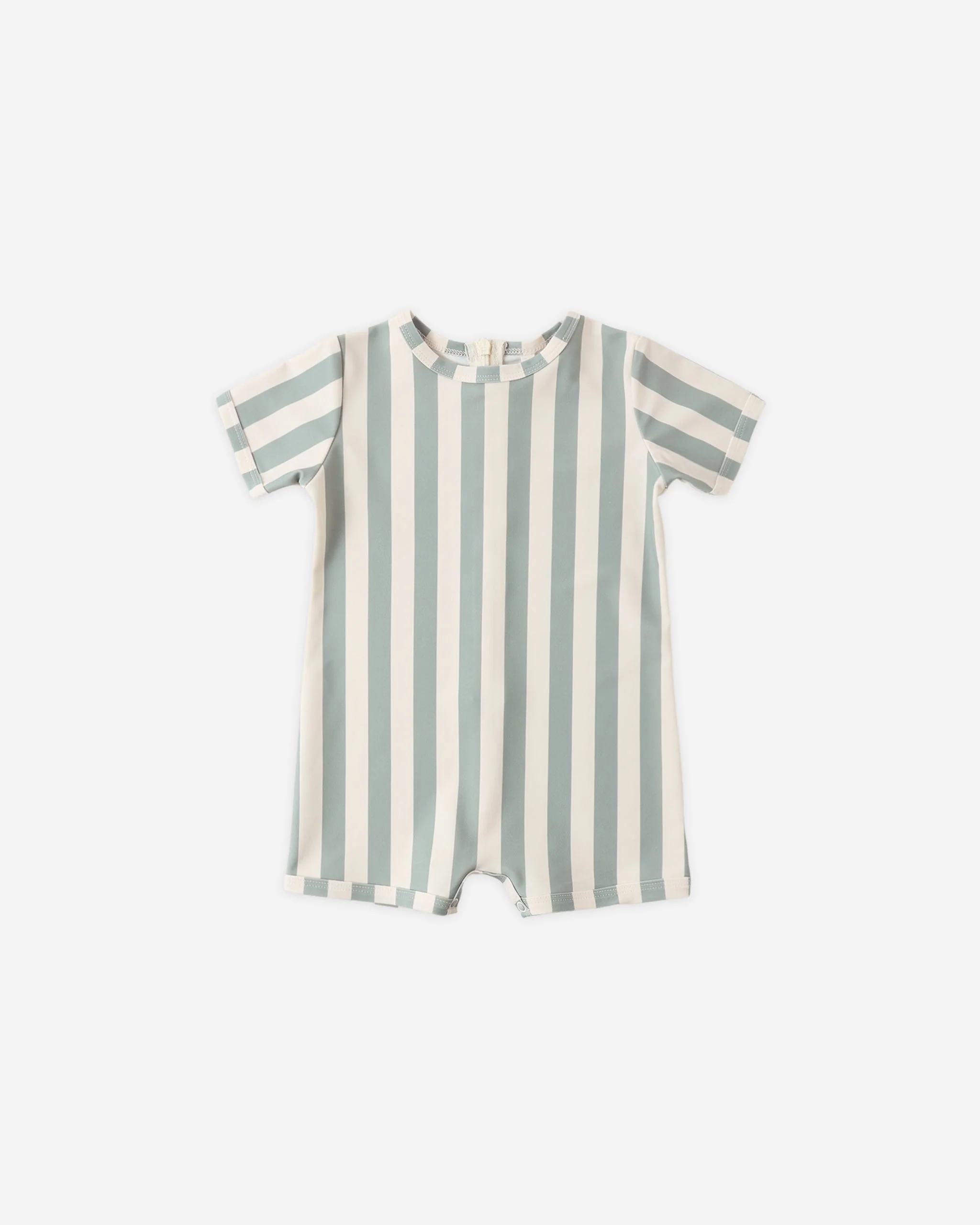 Shorty One-Piece Green Stripe