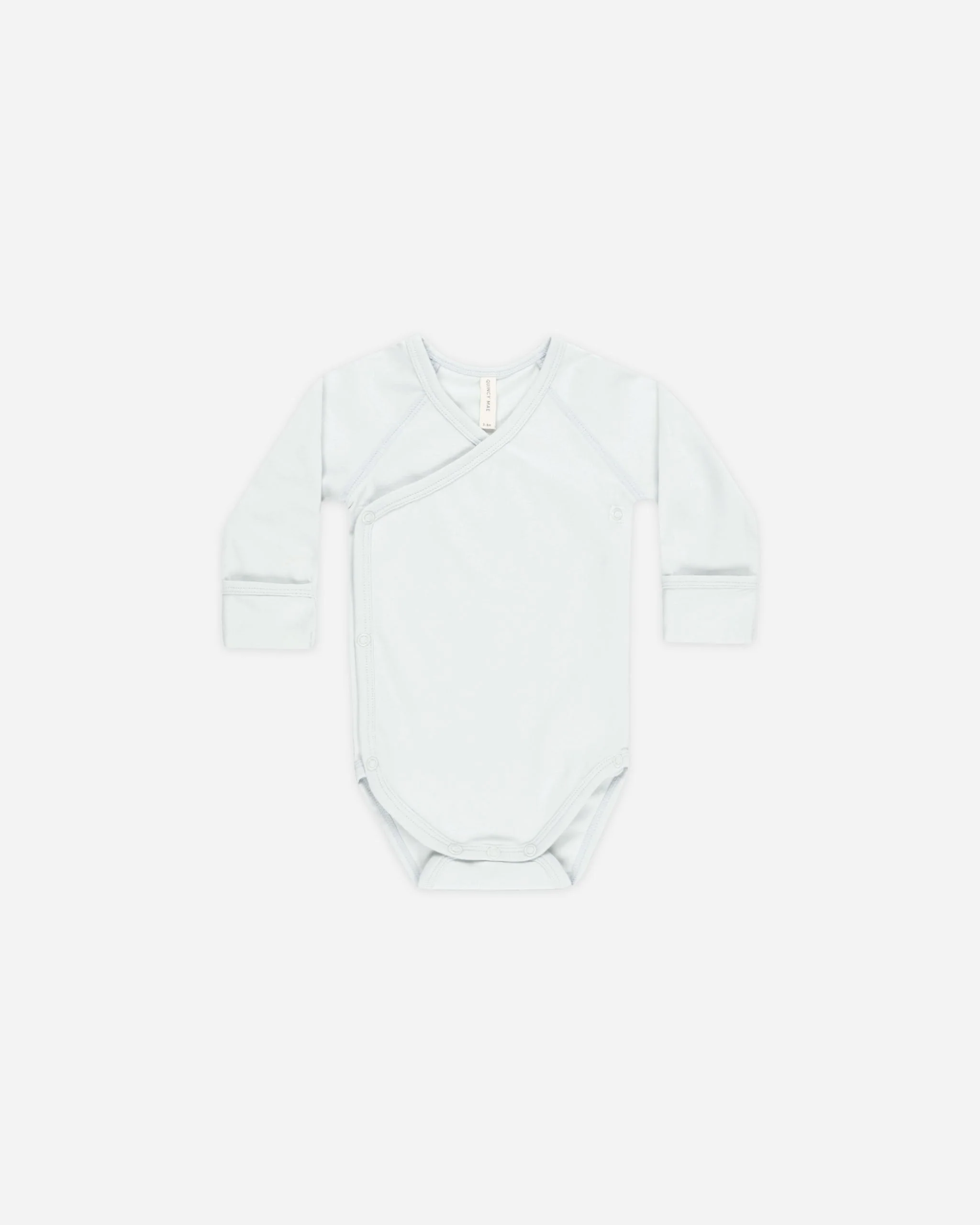 Side Snap Bodysuit || Fog