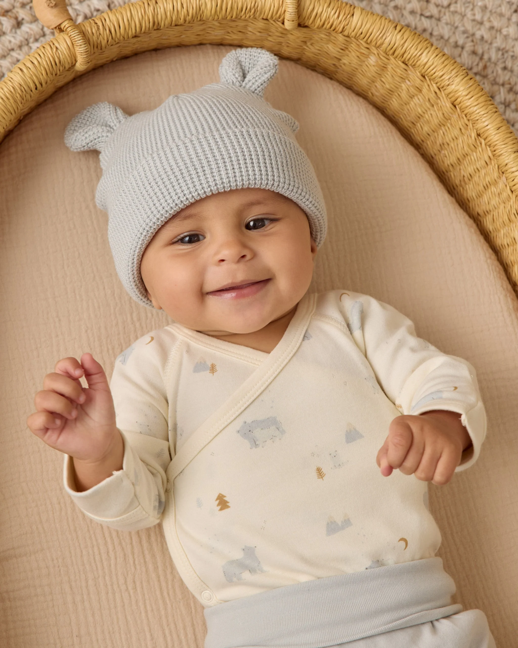 Side Snap Bodysuit + Pant Set || Polar Bears - Image 2