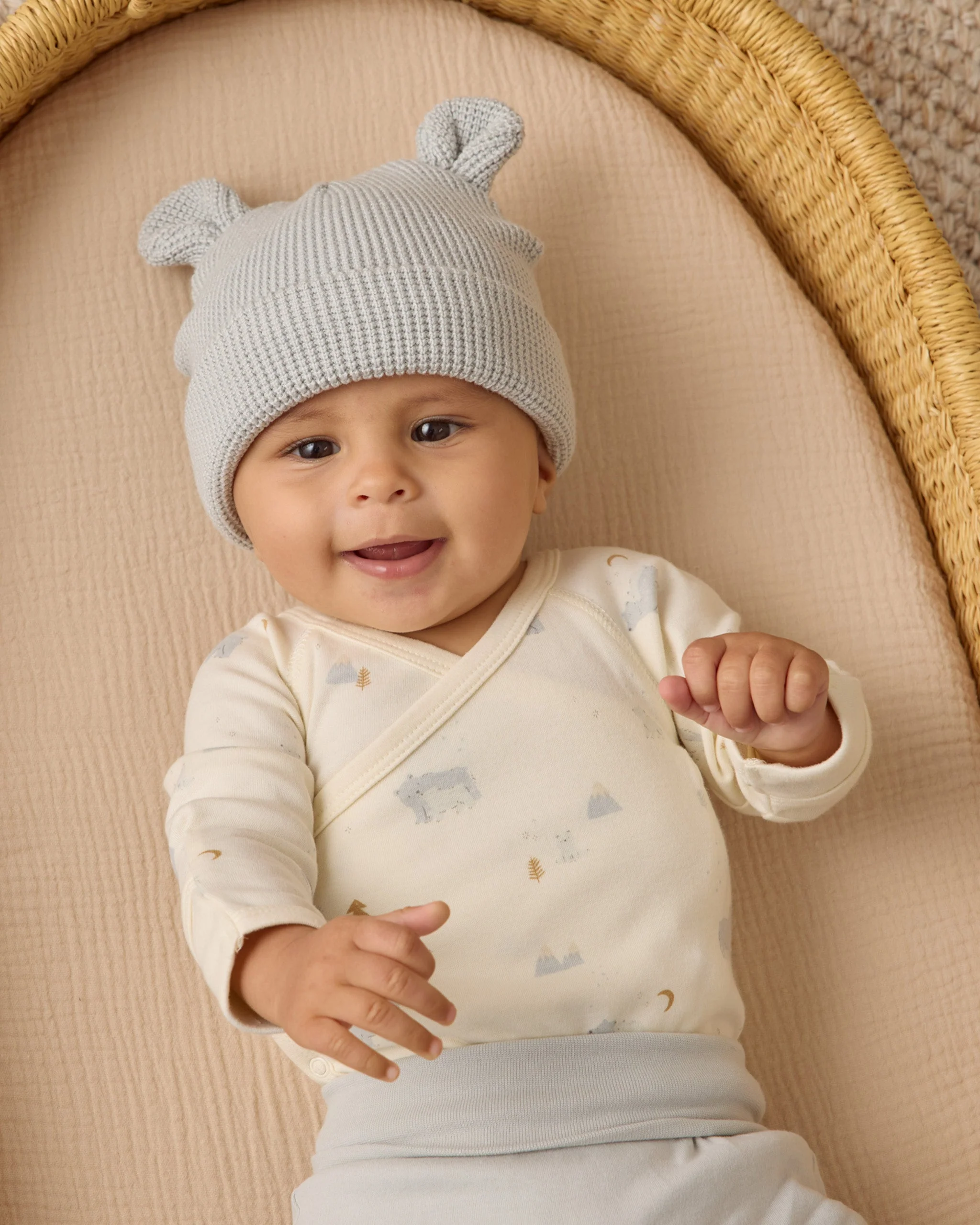 Side Snap Bodysuit + Pant Set || Polar Bears - Image 3