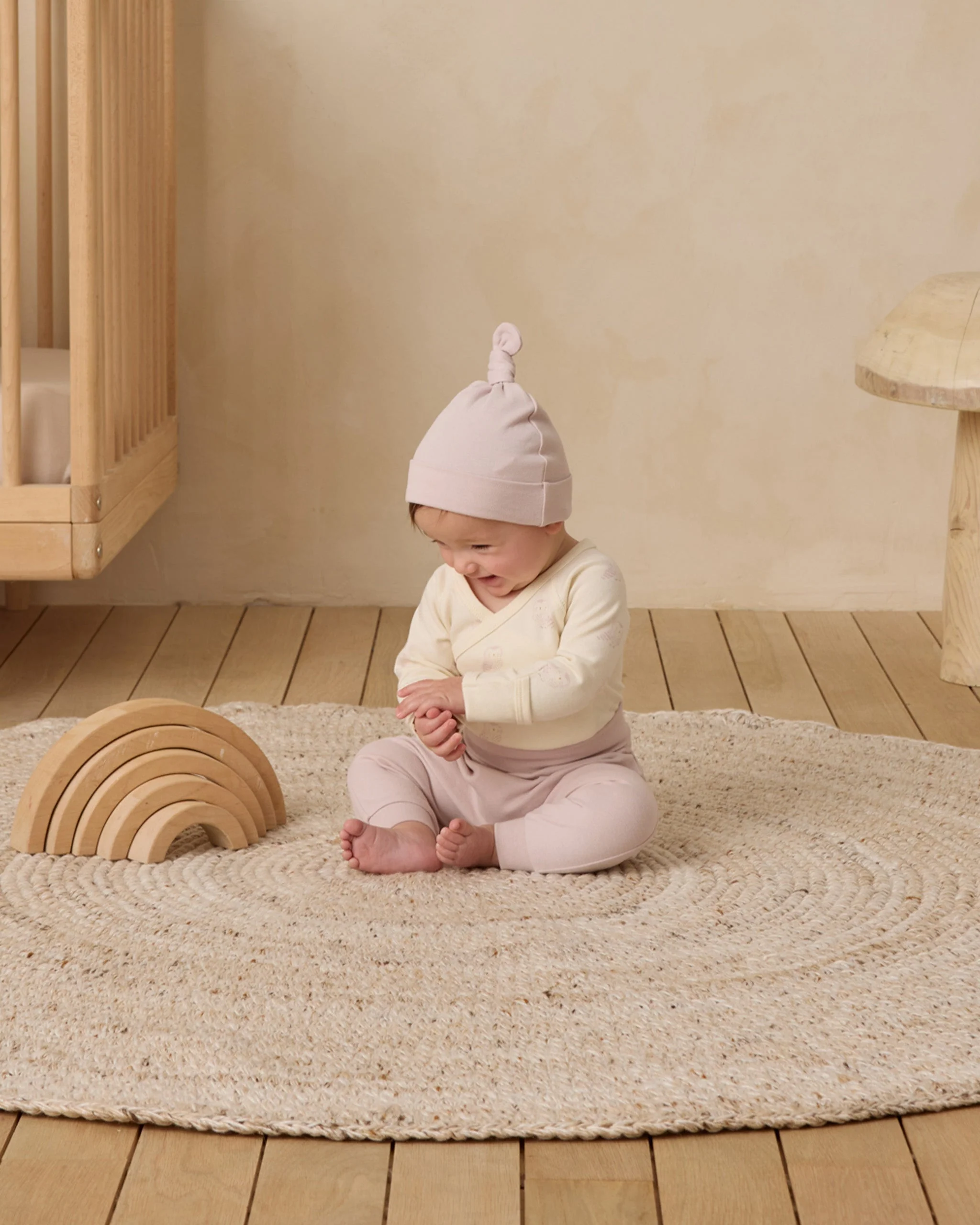 Side Snap Bodysuit + Pant Set || Snow Owls - Image 3