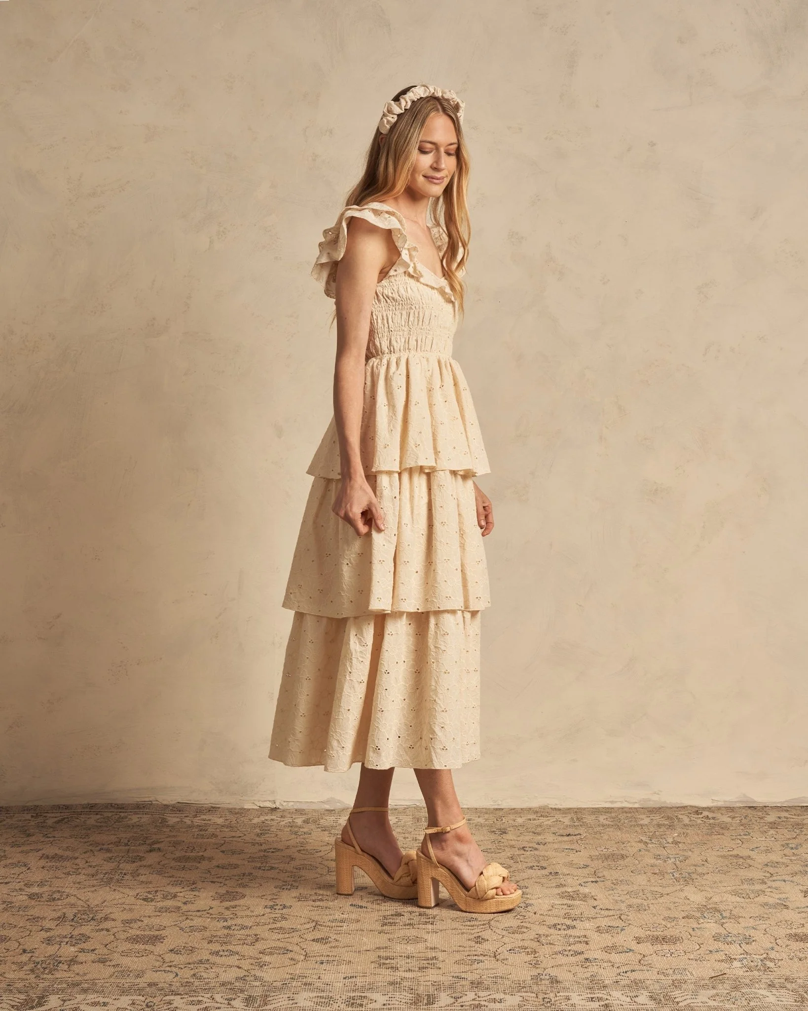 Sienna Dress | Daisy Eyelet - Image 2
