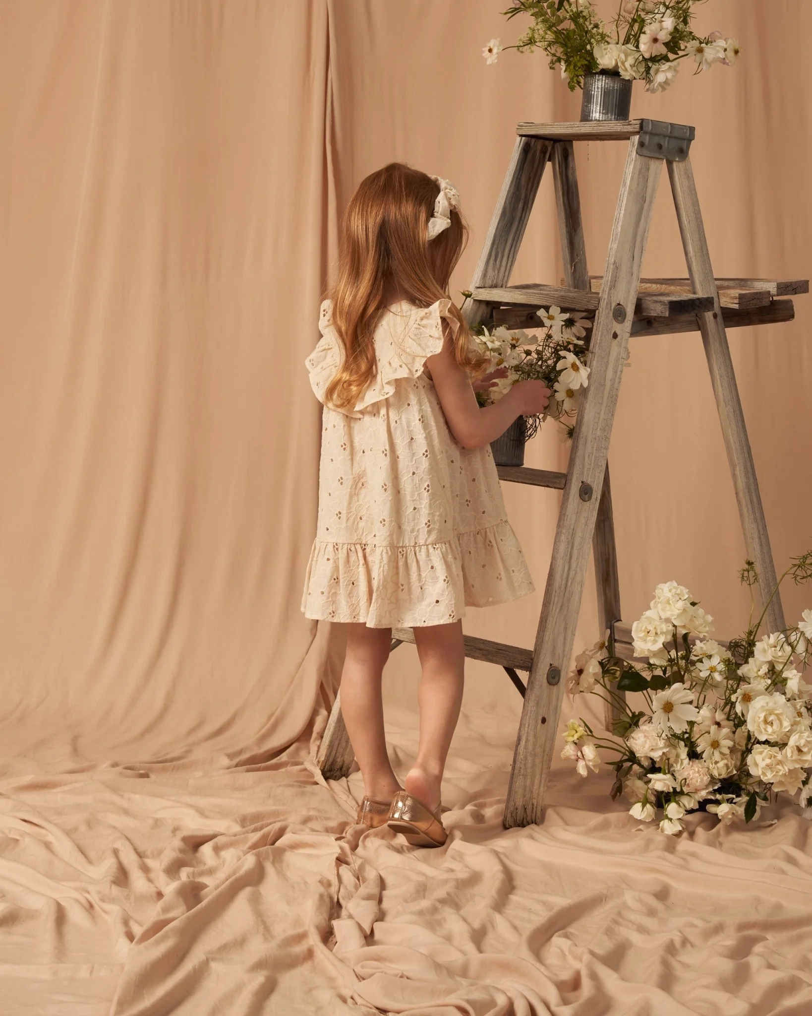Sienna Dress || Daisy Eyelet - Image 3