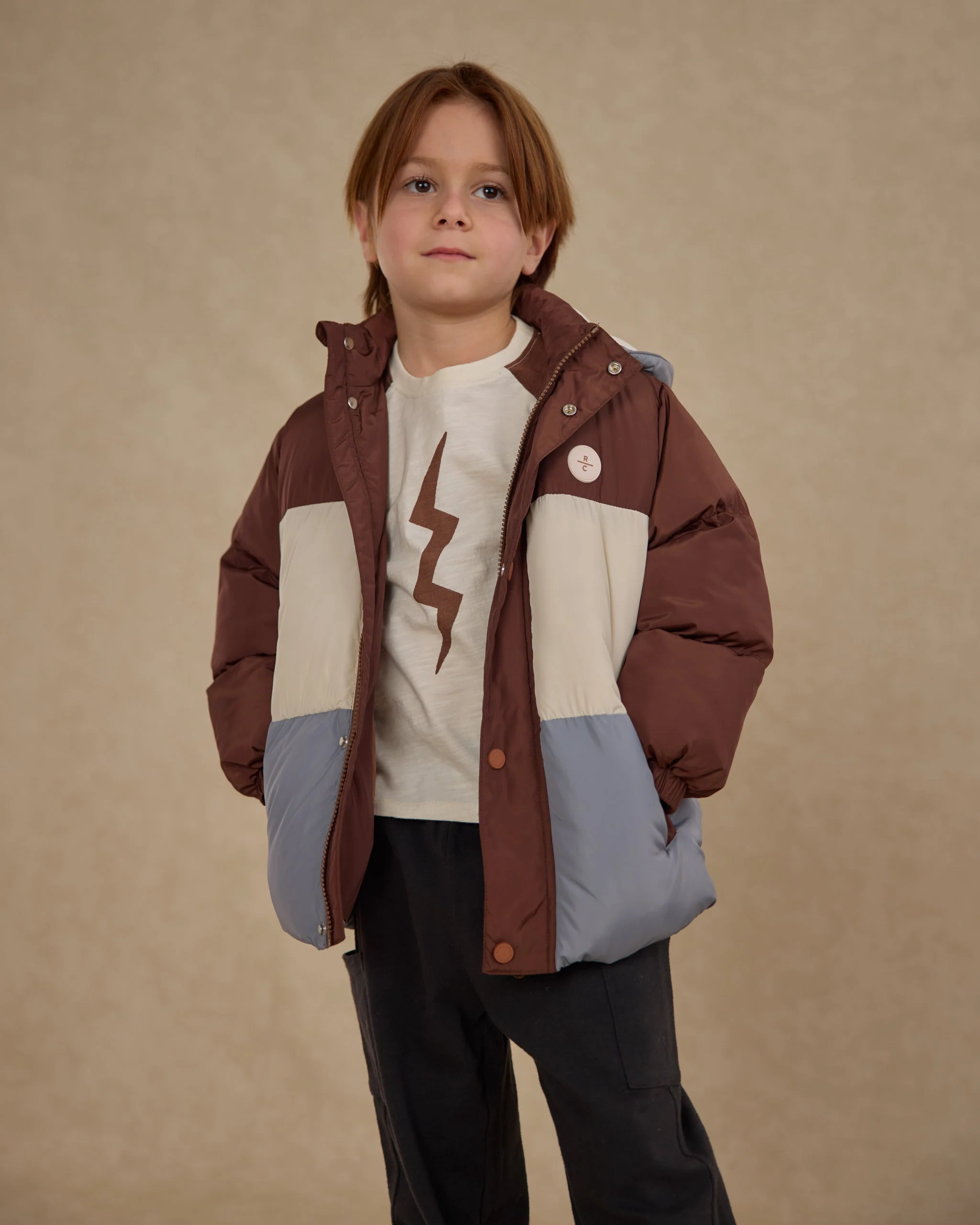 Ski Puffer Jacket || Brown - Image 2