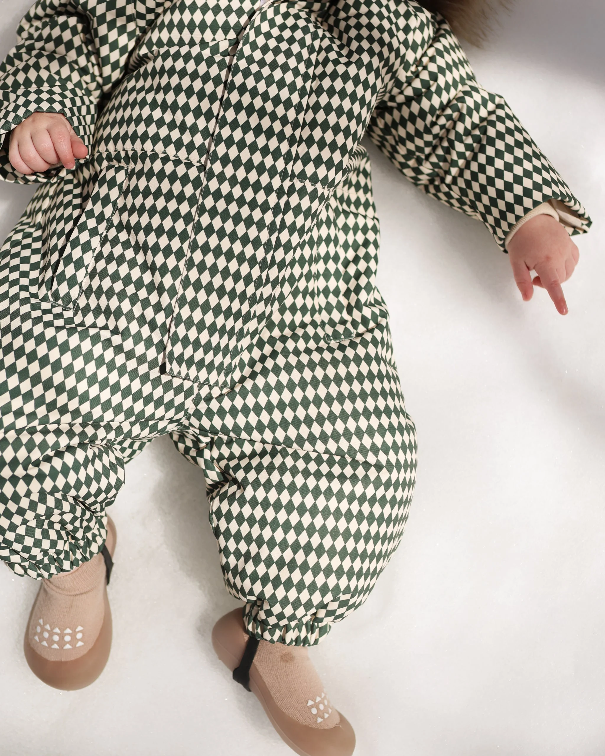 Ski Snowsuit || Green Diamond - Image 3