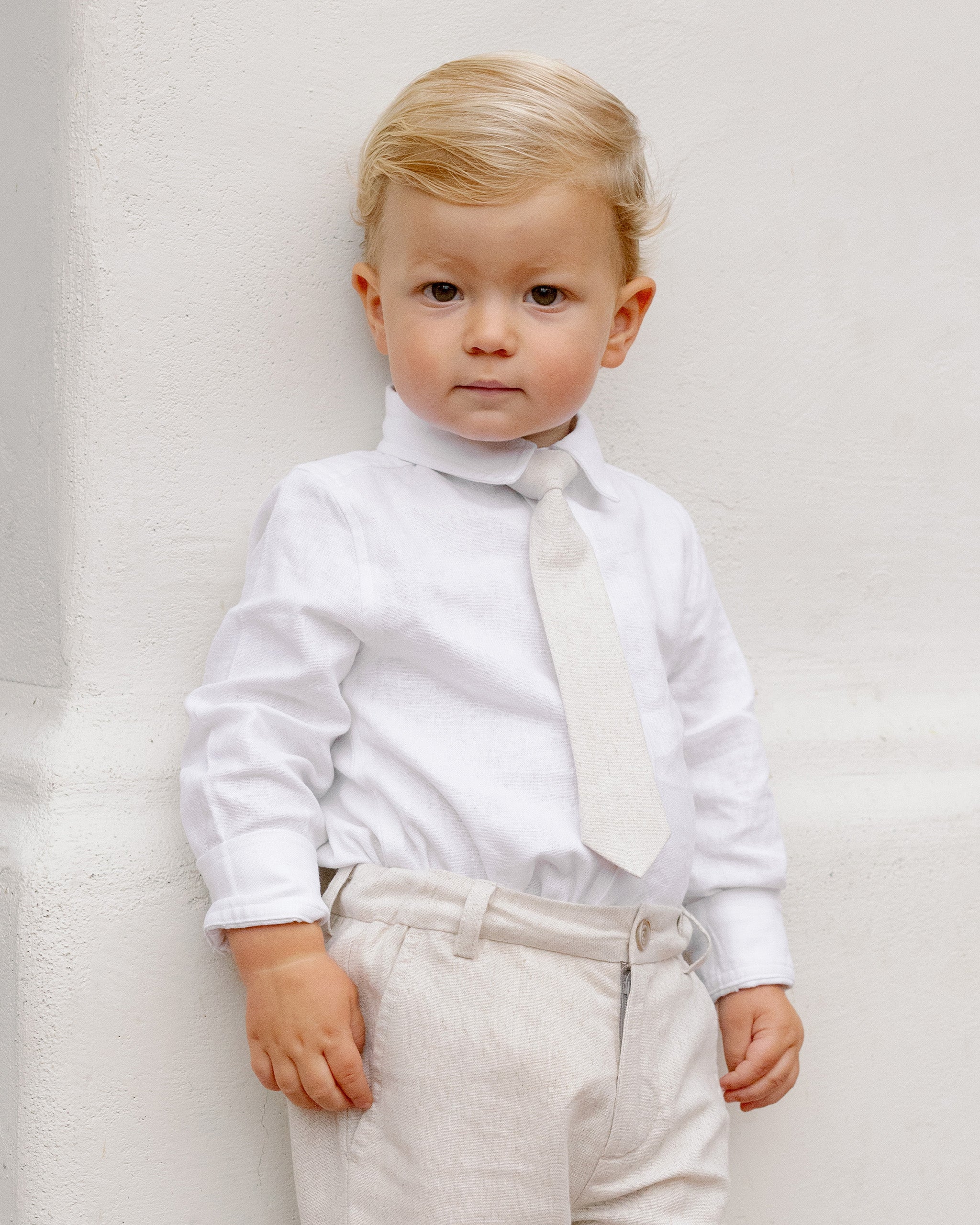 Skinny Tie || Linen** - Image 2