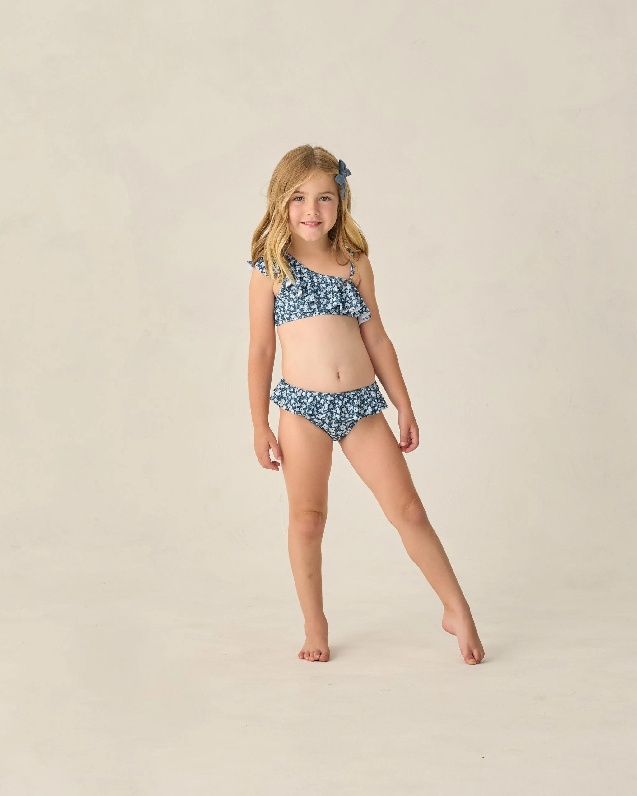 Skirted Bikini Navy Floral - Image 2