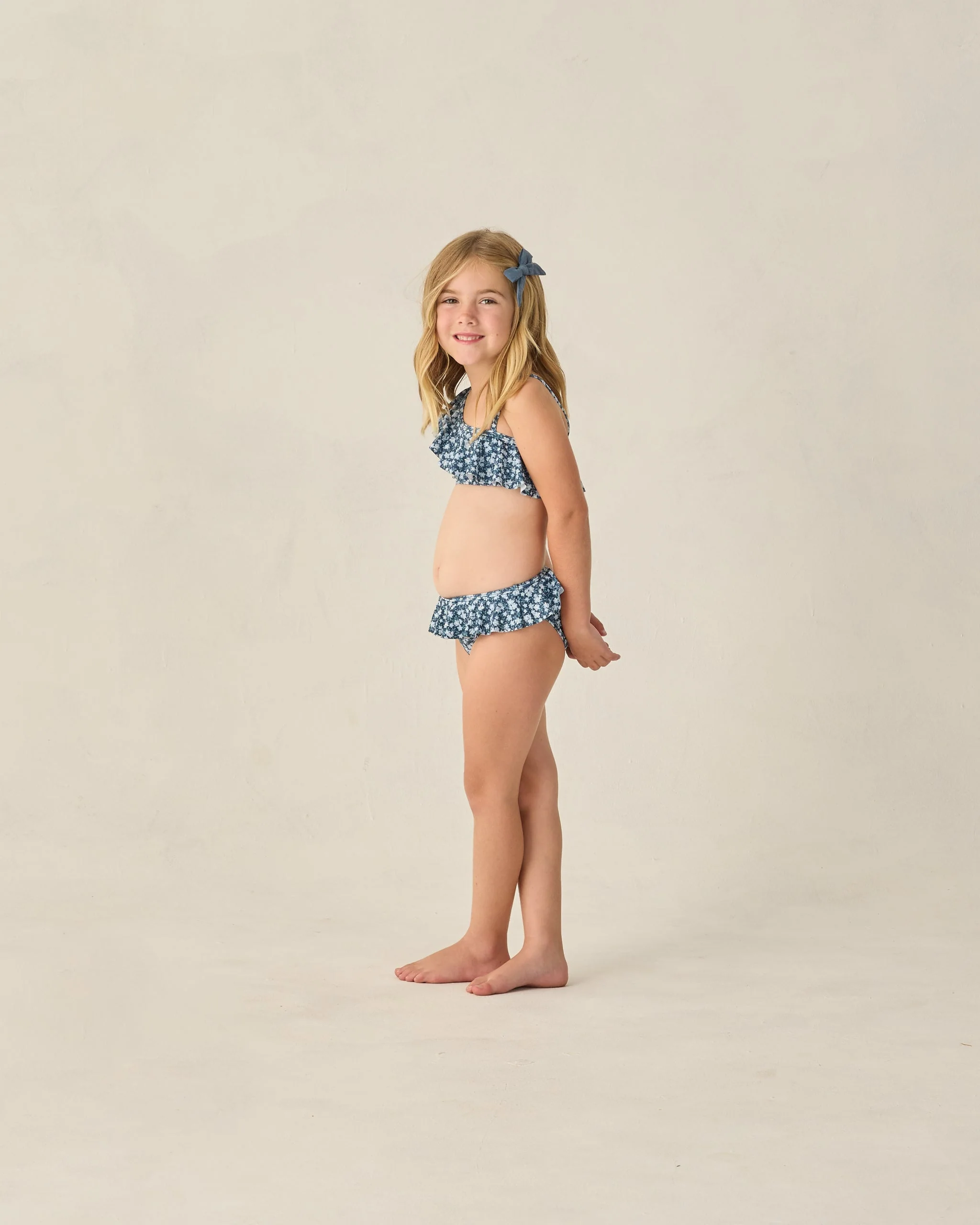 Skirted Bikini Navy Floral - Image 4