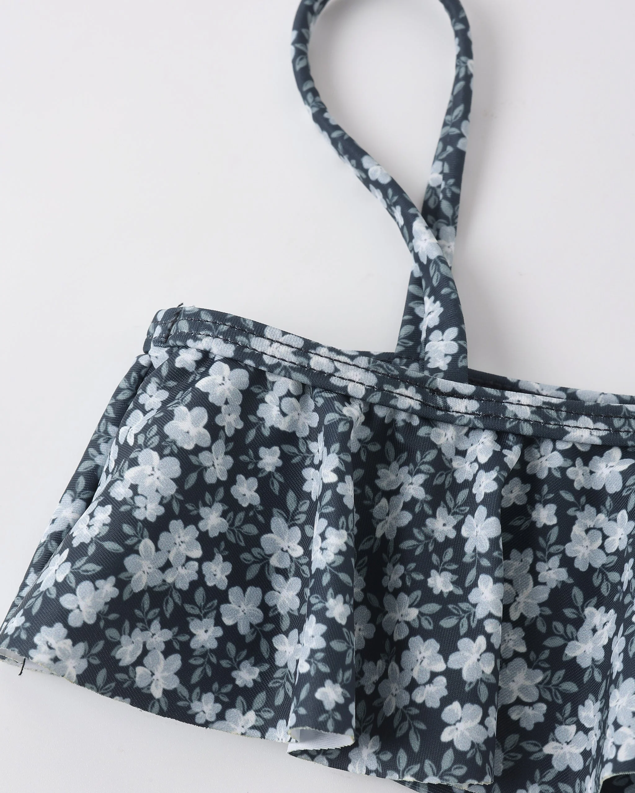 Skirted Bikini Navy Floral - Image 7