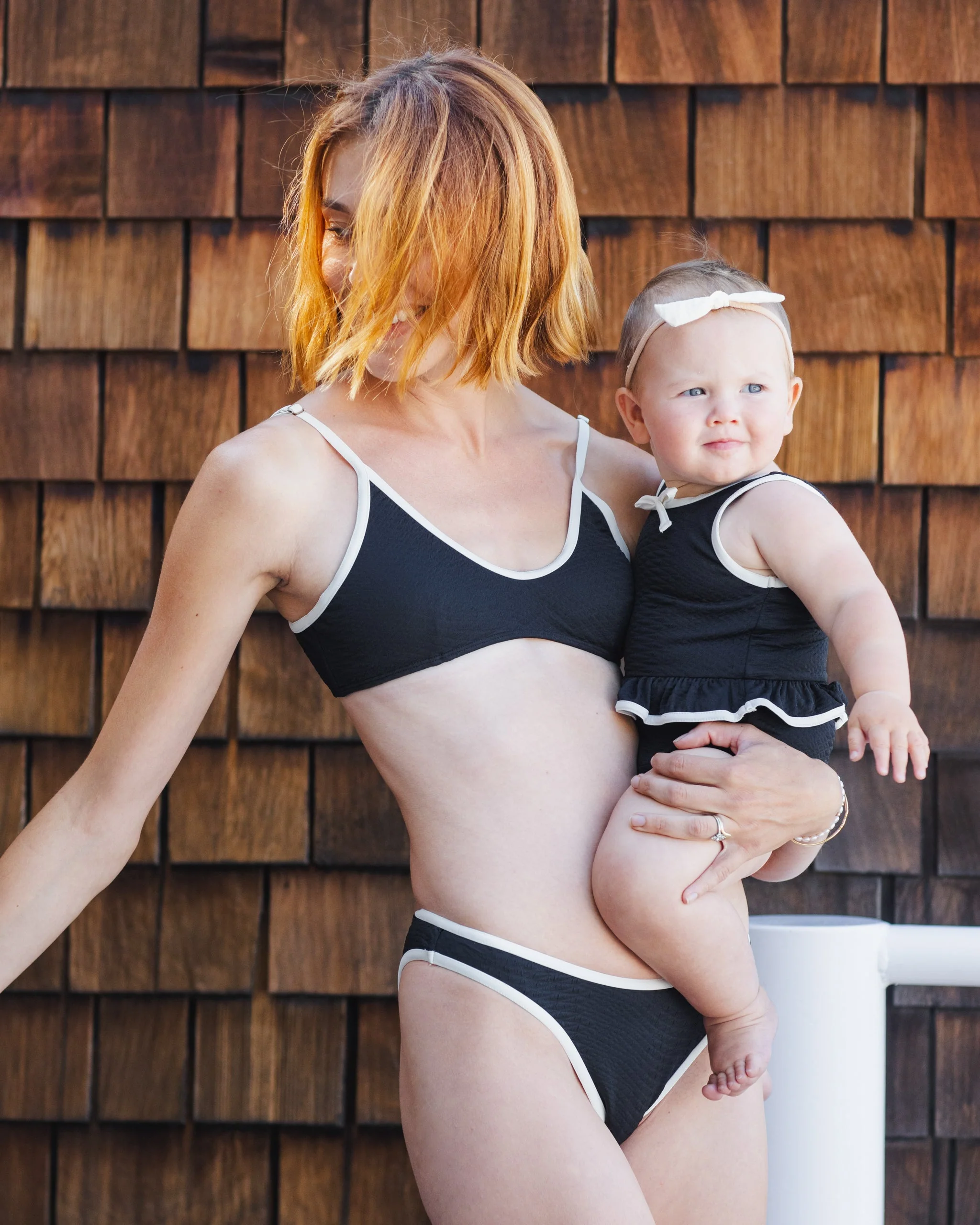 Skirted One-Piece Black - Image 4