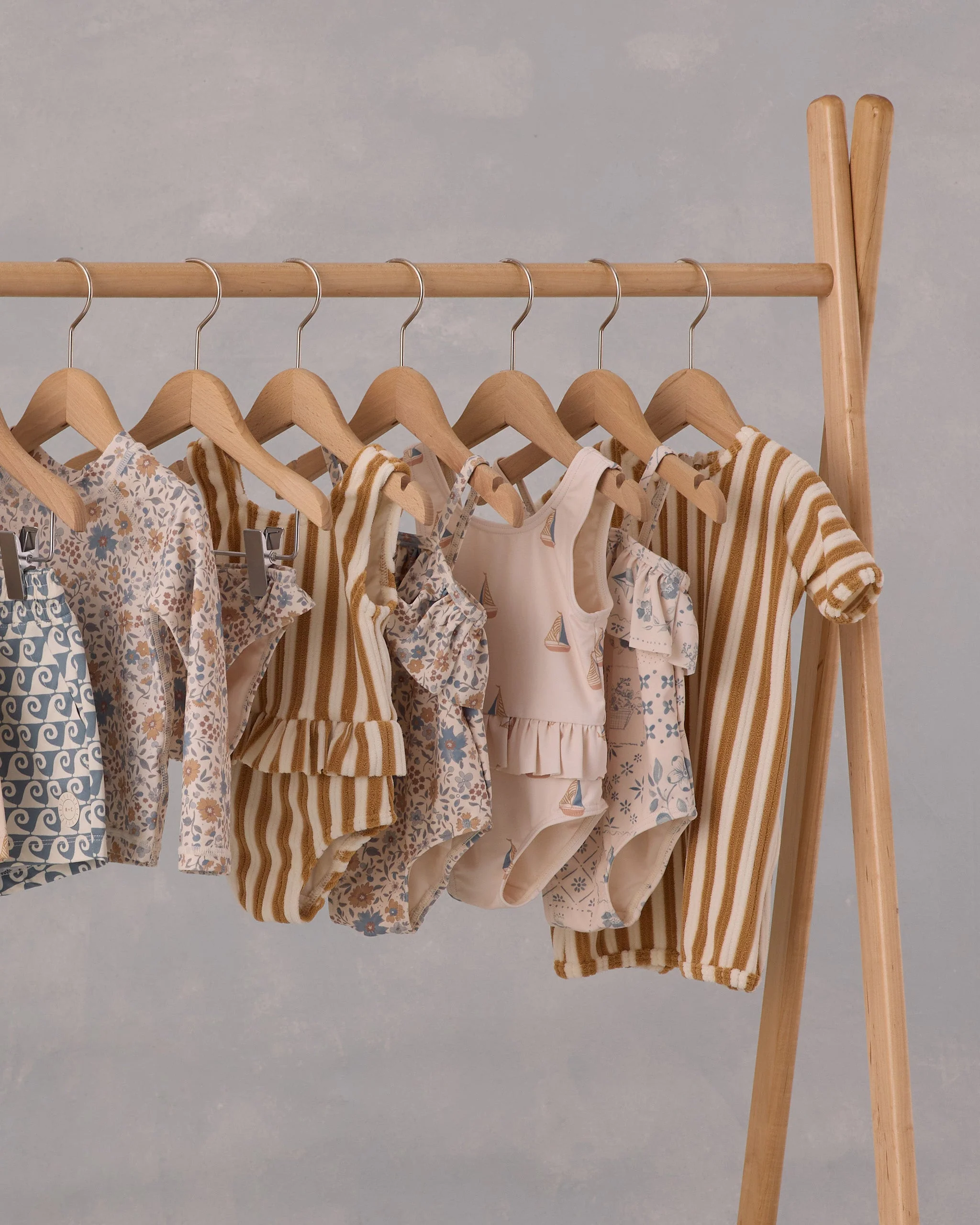 Skirted One-Piece || Marigold Stripe - Image 4