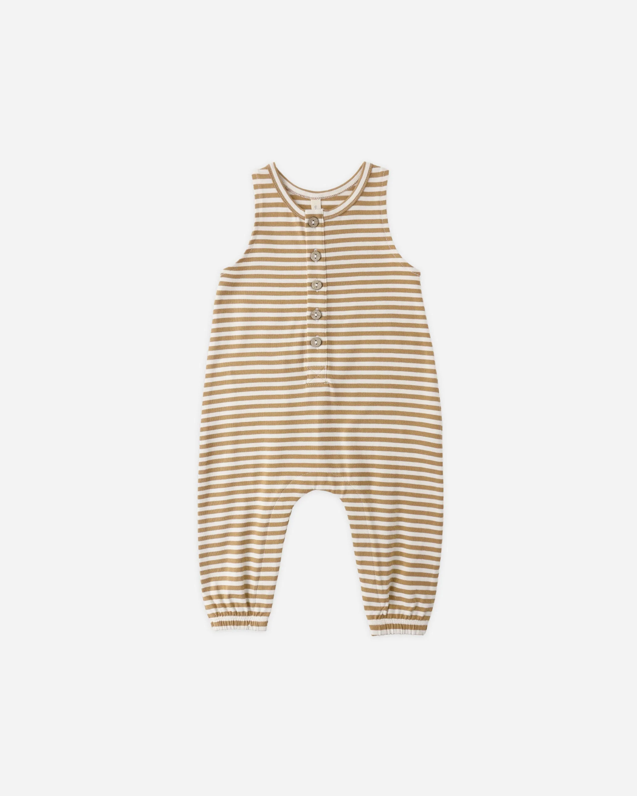 Sleeveless Jumpsuit Honey Stripe