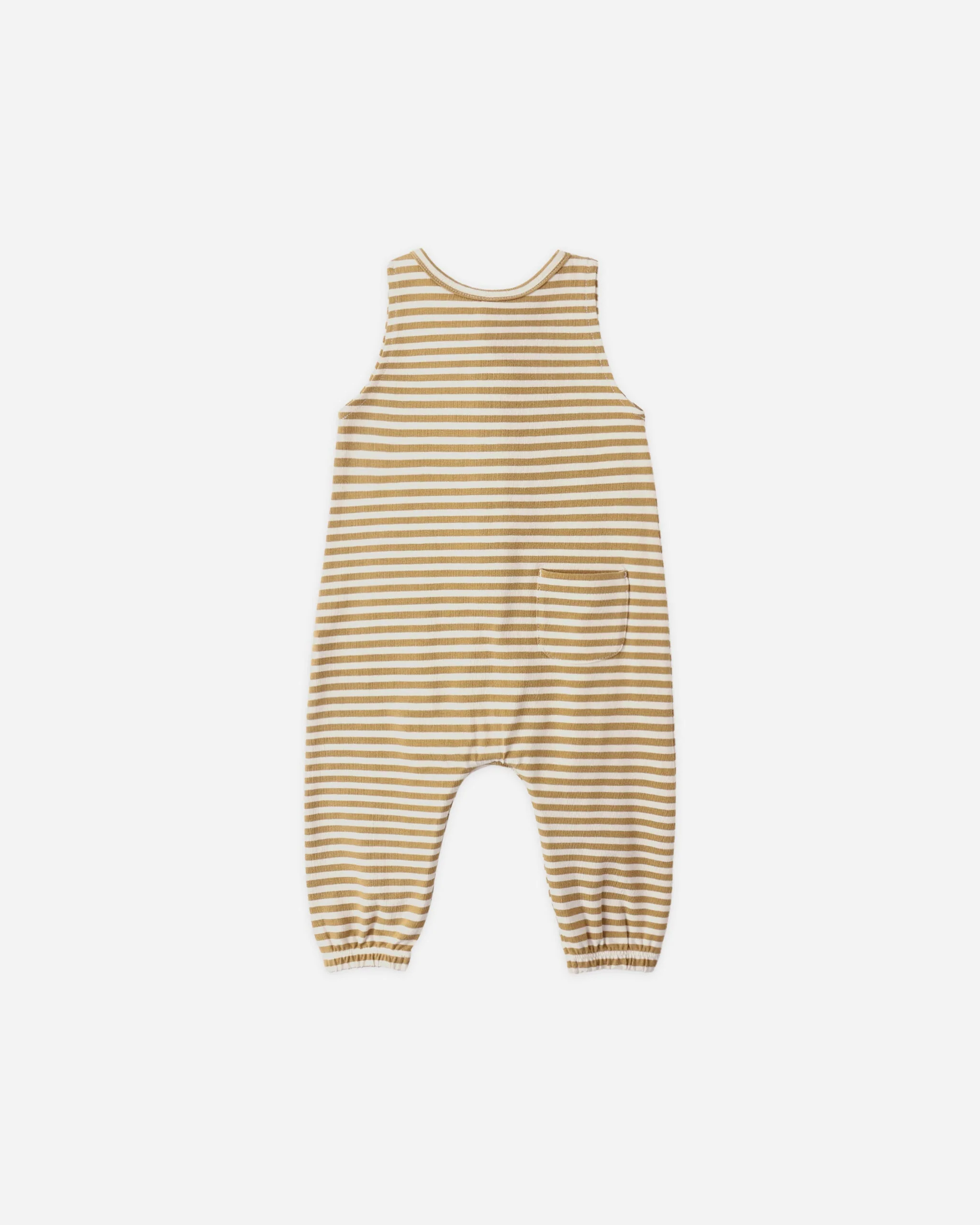 Sleeveless Jumpsuit Honey Stripe - Image 2