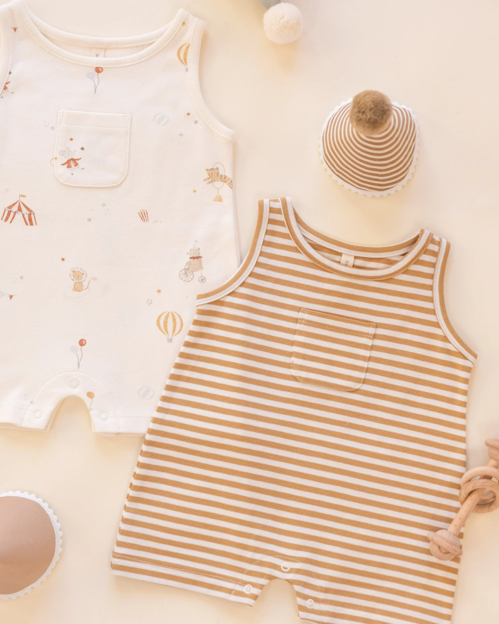 Sleeveless One-Piece Honey Stripe - Image 7