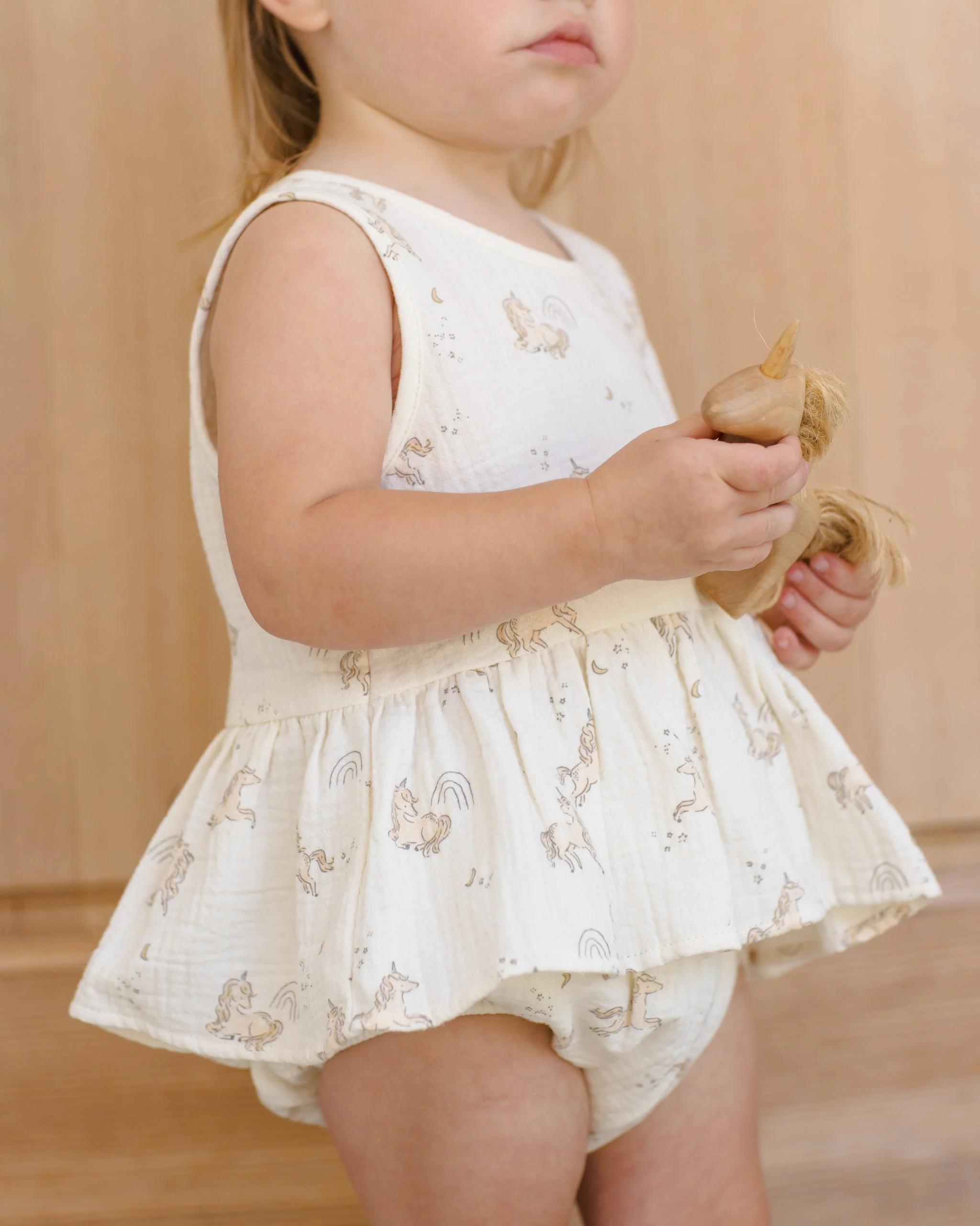 Sleeveless Peplum Set Unicorns - Image 4