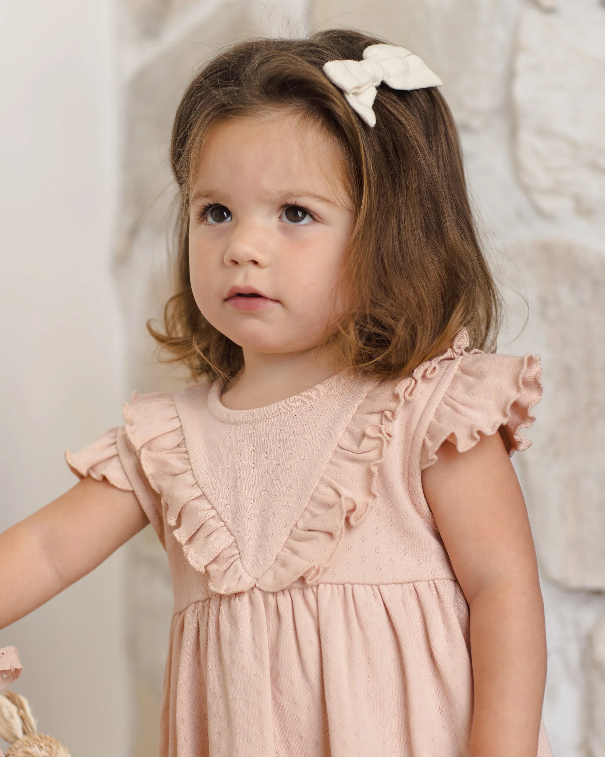 Sleeveless Ruffle V Dress Melon - Image 4