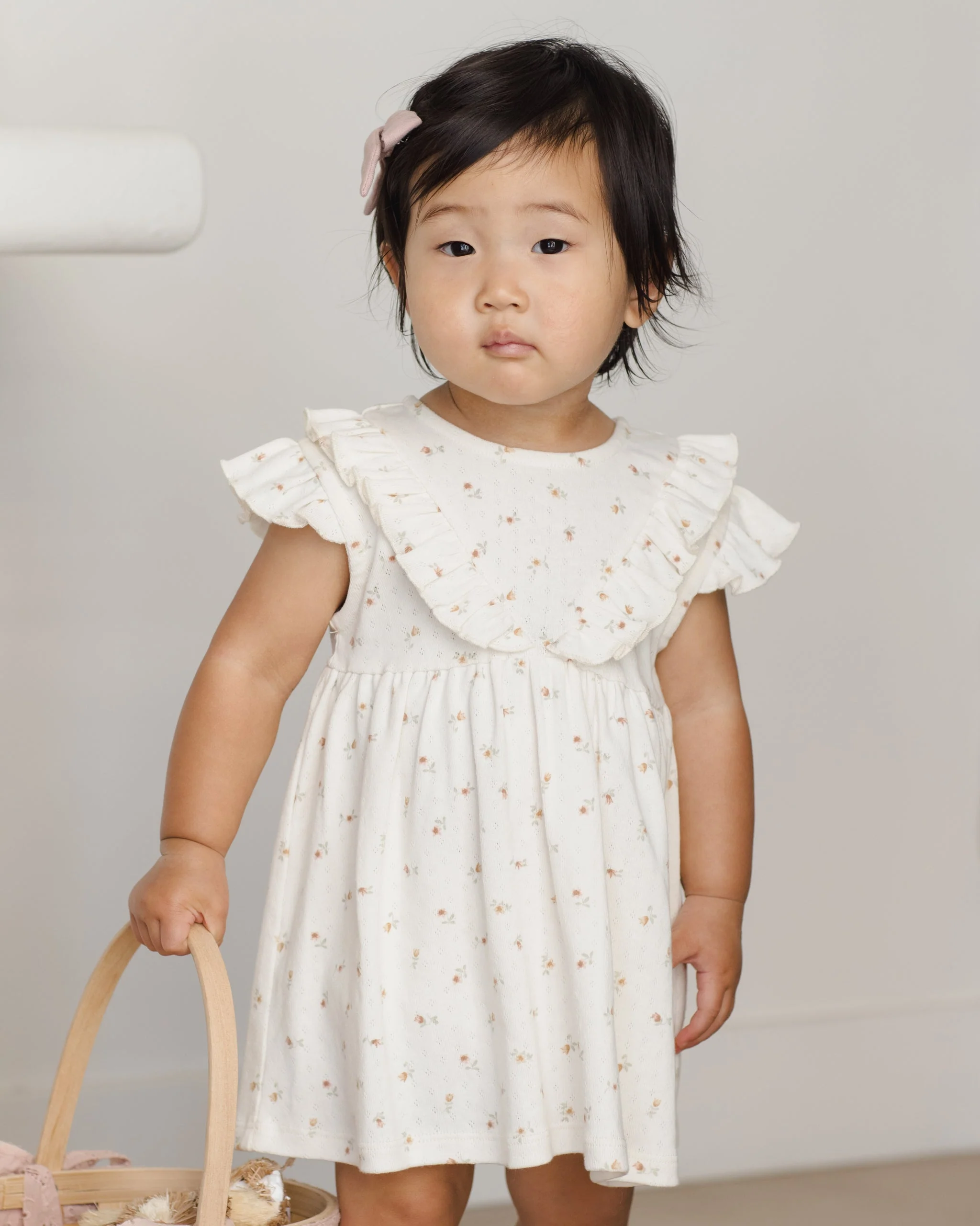 Sleeveless Ruffle V Dress Petit Fleur - Image 2