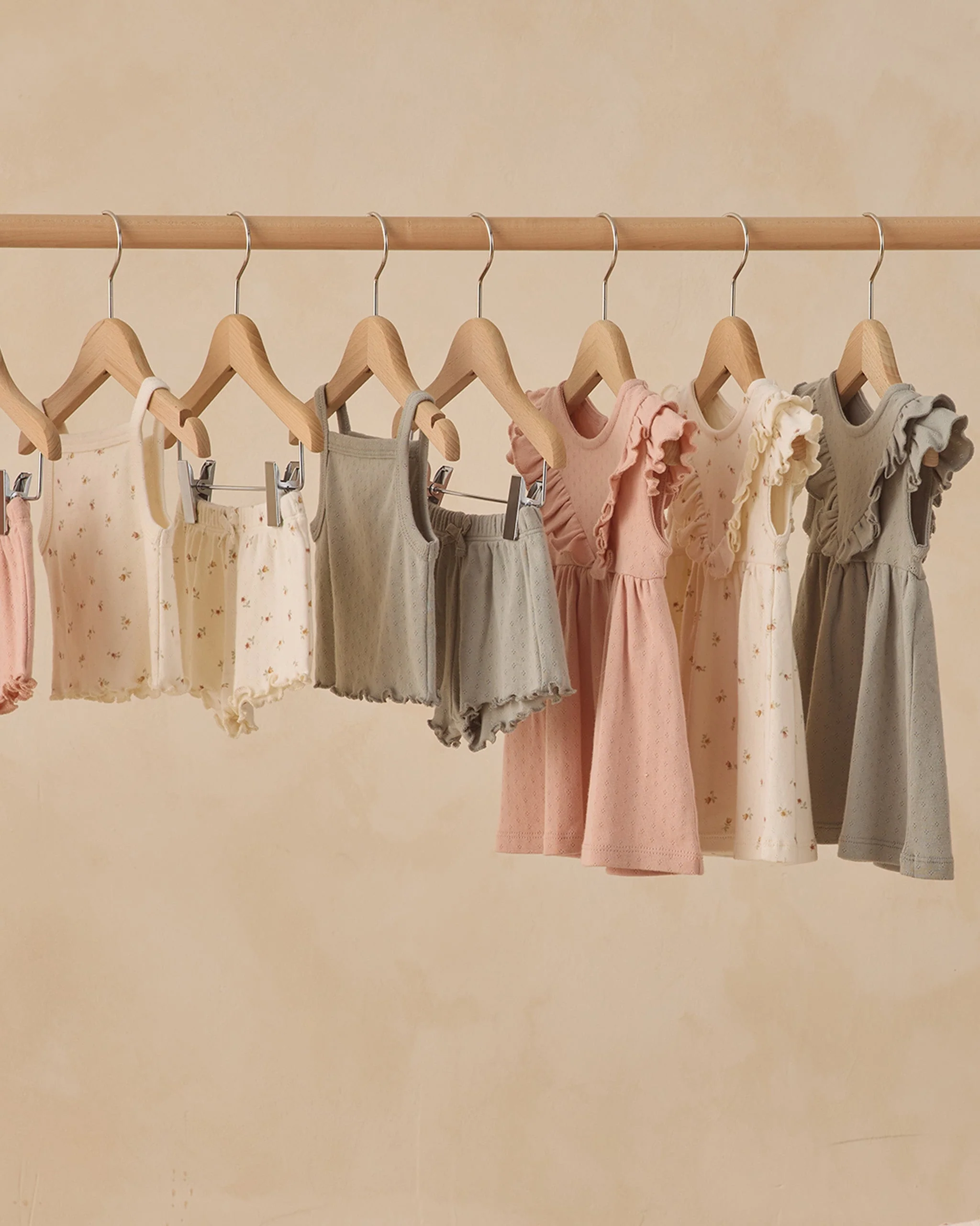 Sleeveless Ruffle V Dress Sage - Image 5