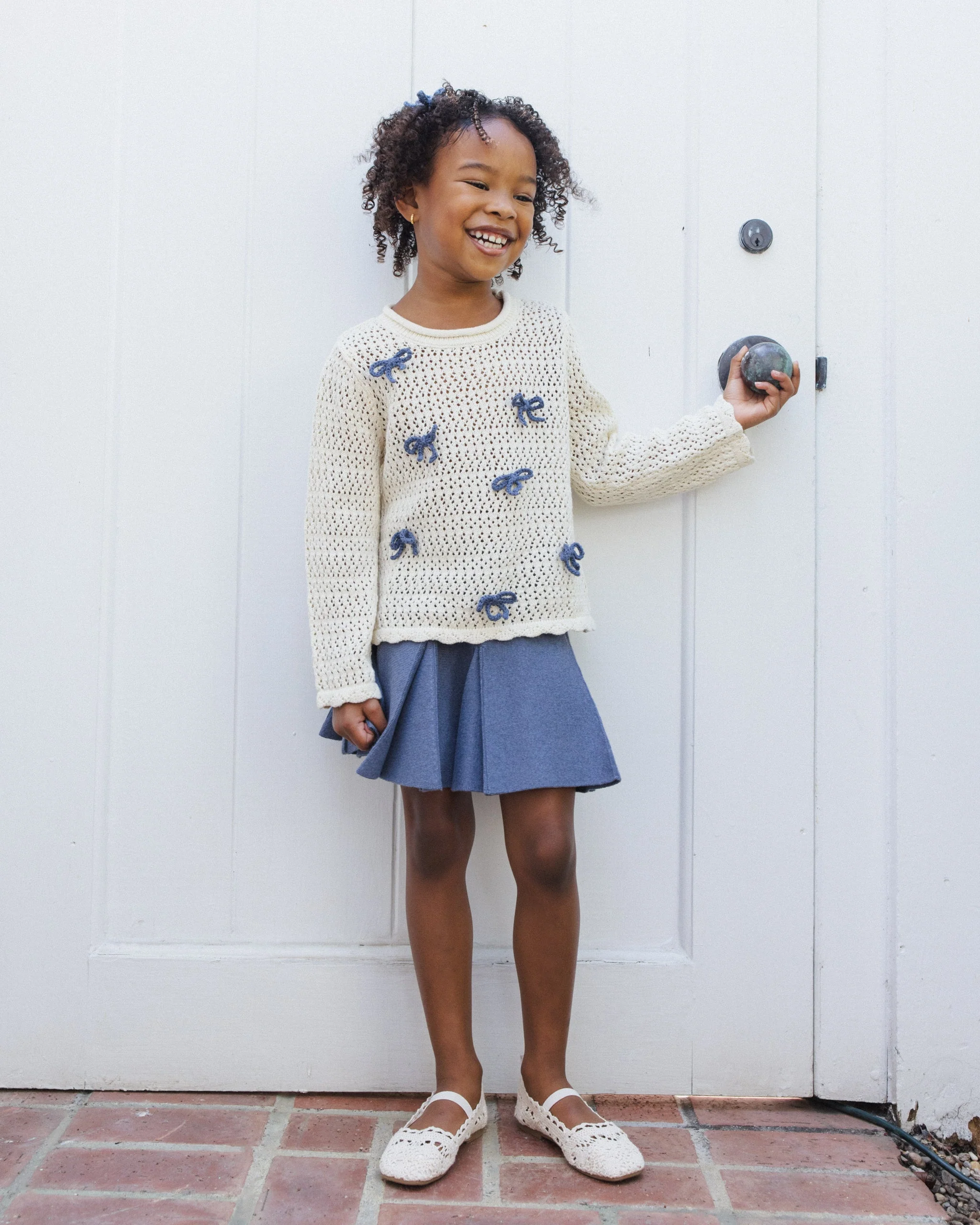 Sloane Knit Skirt Marine - Image 5