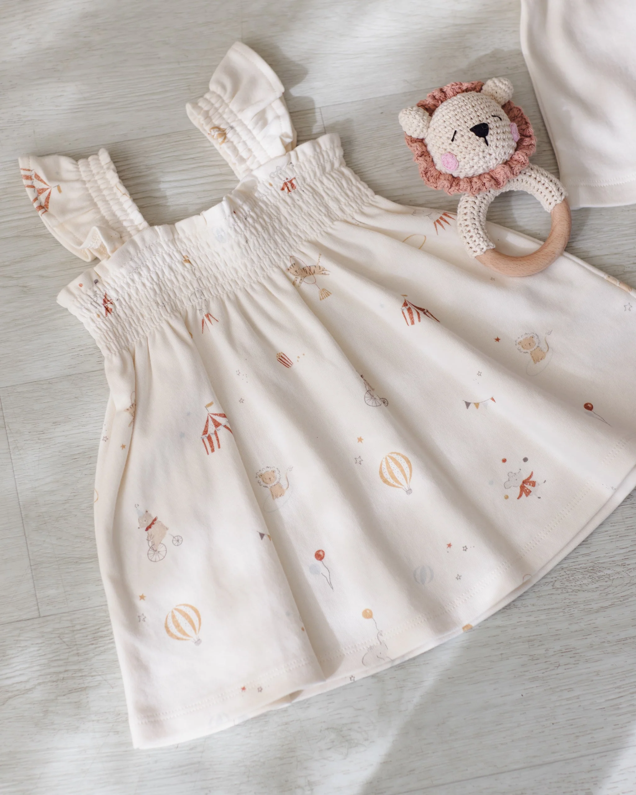 Smocked Jersey Dress Carnival - Image 4