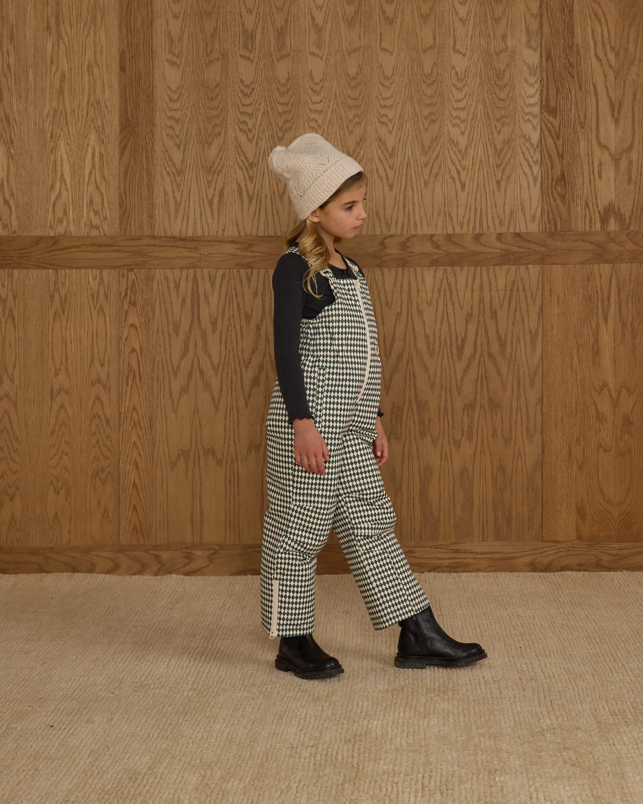 Snow Bib || Green Diamond - Image 3