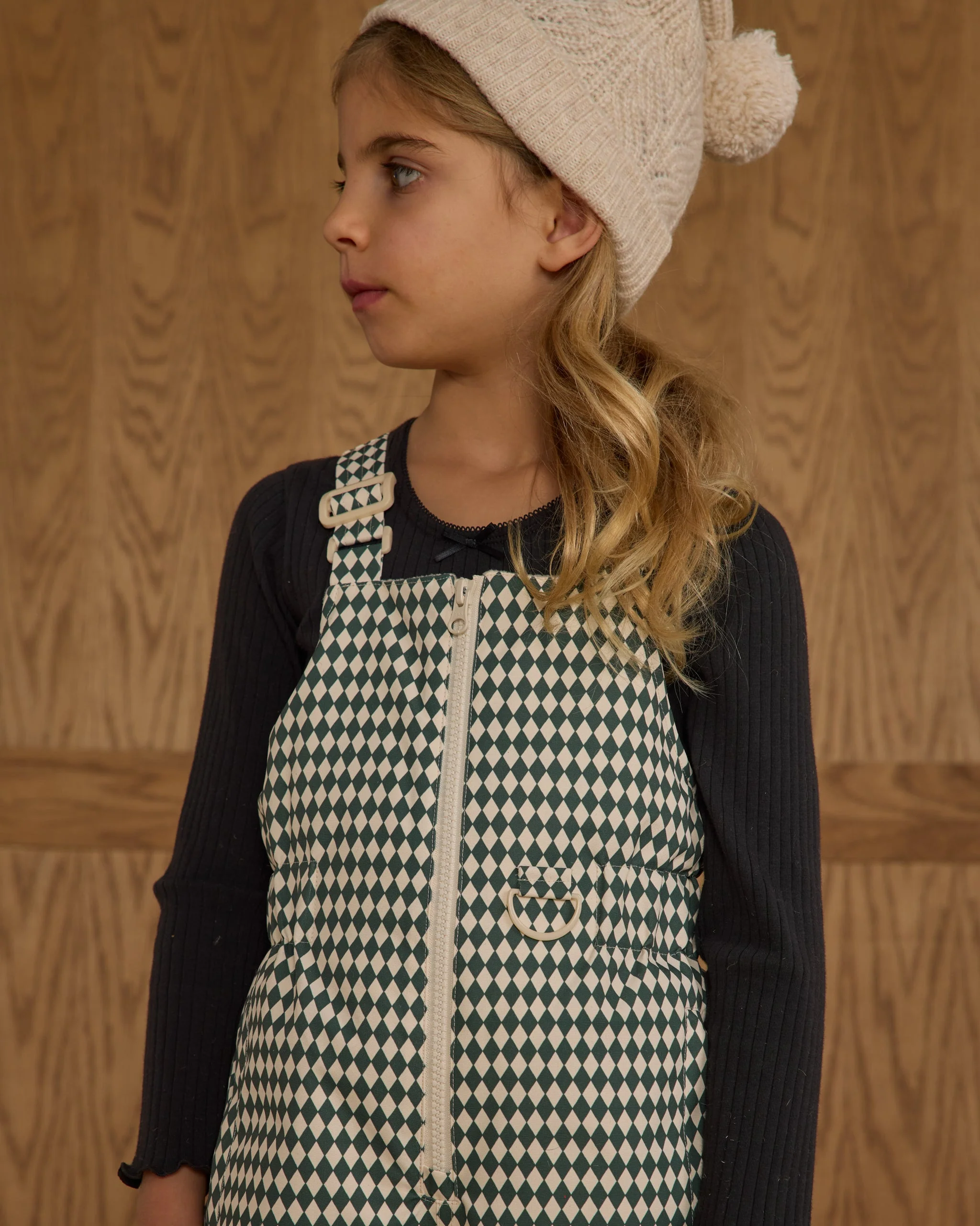 Snow Bib || Green Diamond - Image 4
