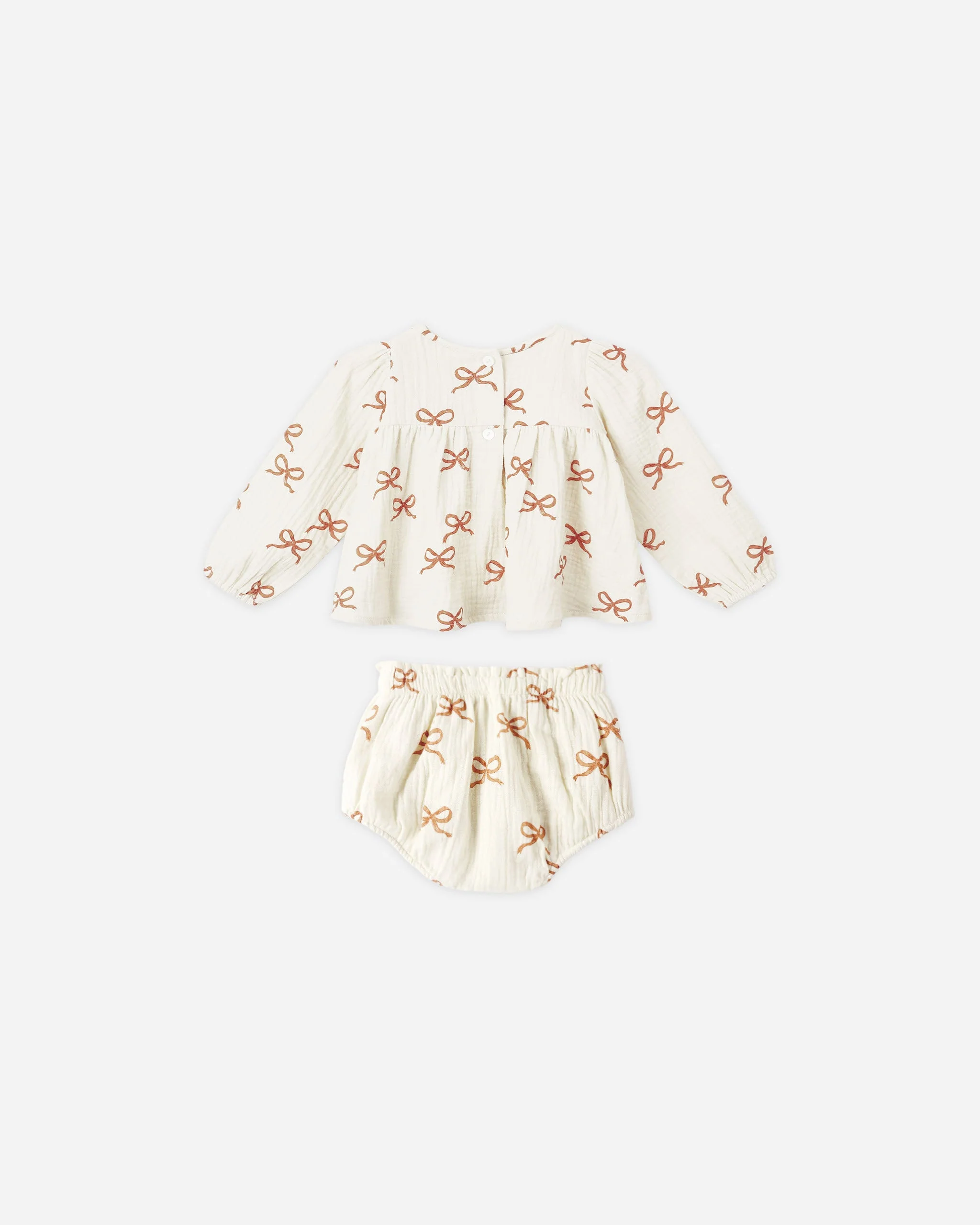 Sophia Top + Bloomer Set || Ruby Bows - Image 2
