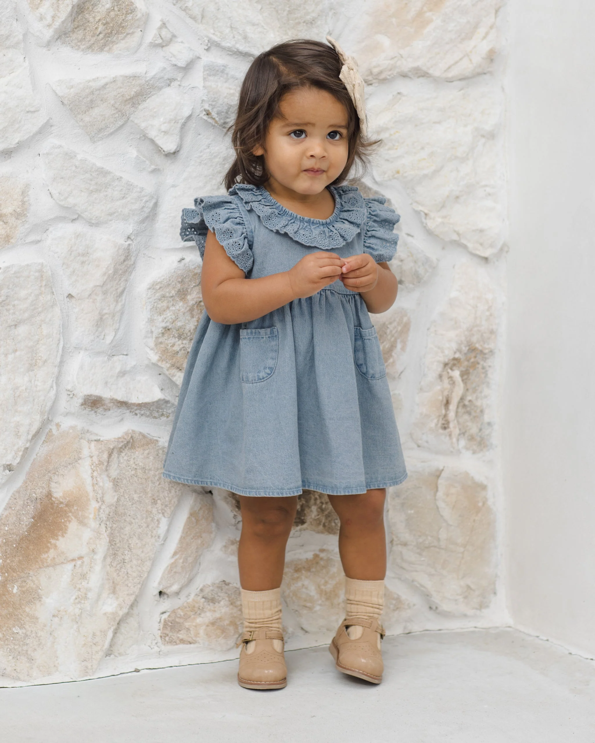 Sophie Dress Lightweight Denim - Image 2