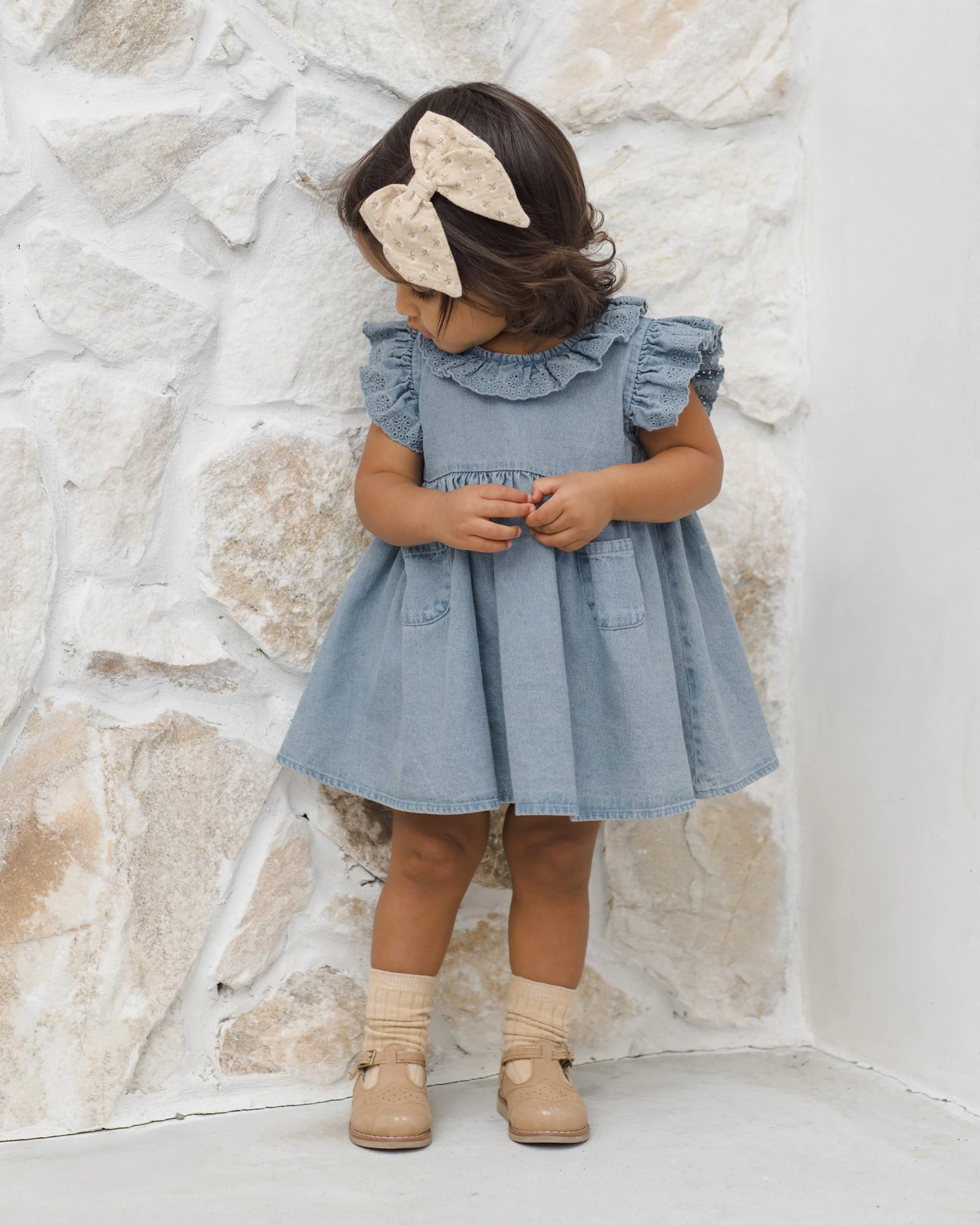 Sophie Dress Lightweight Denim - Image 4
