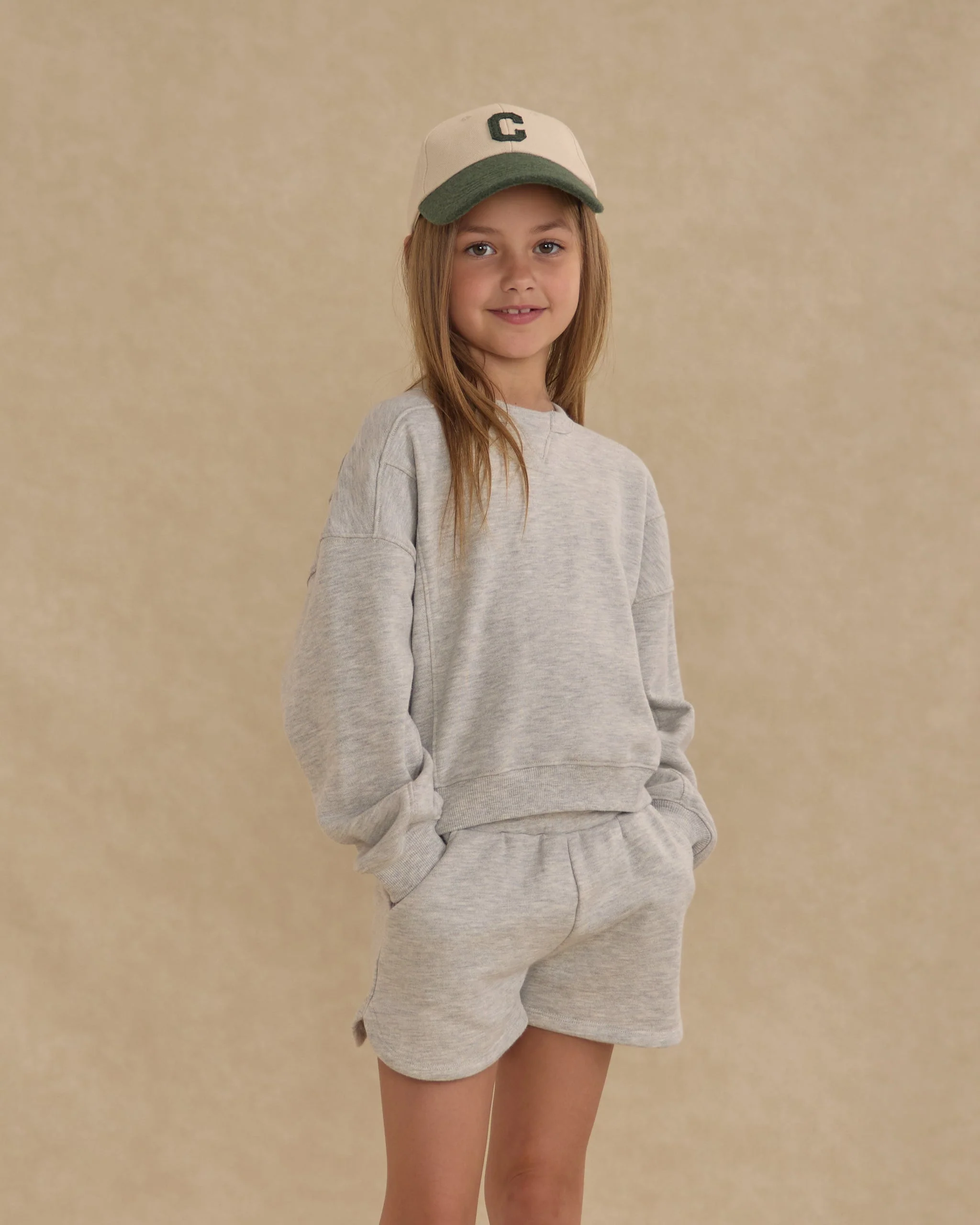 Soren Sweat Short || Heathered Ash - Image 2