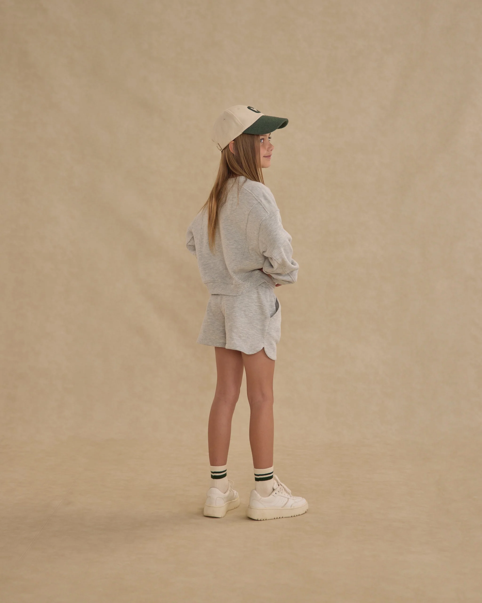 Soren Sweat Short || Heathered Ash - Image 3