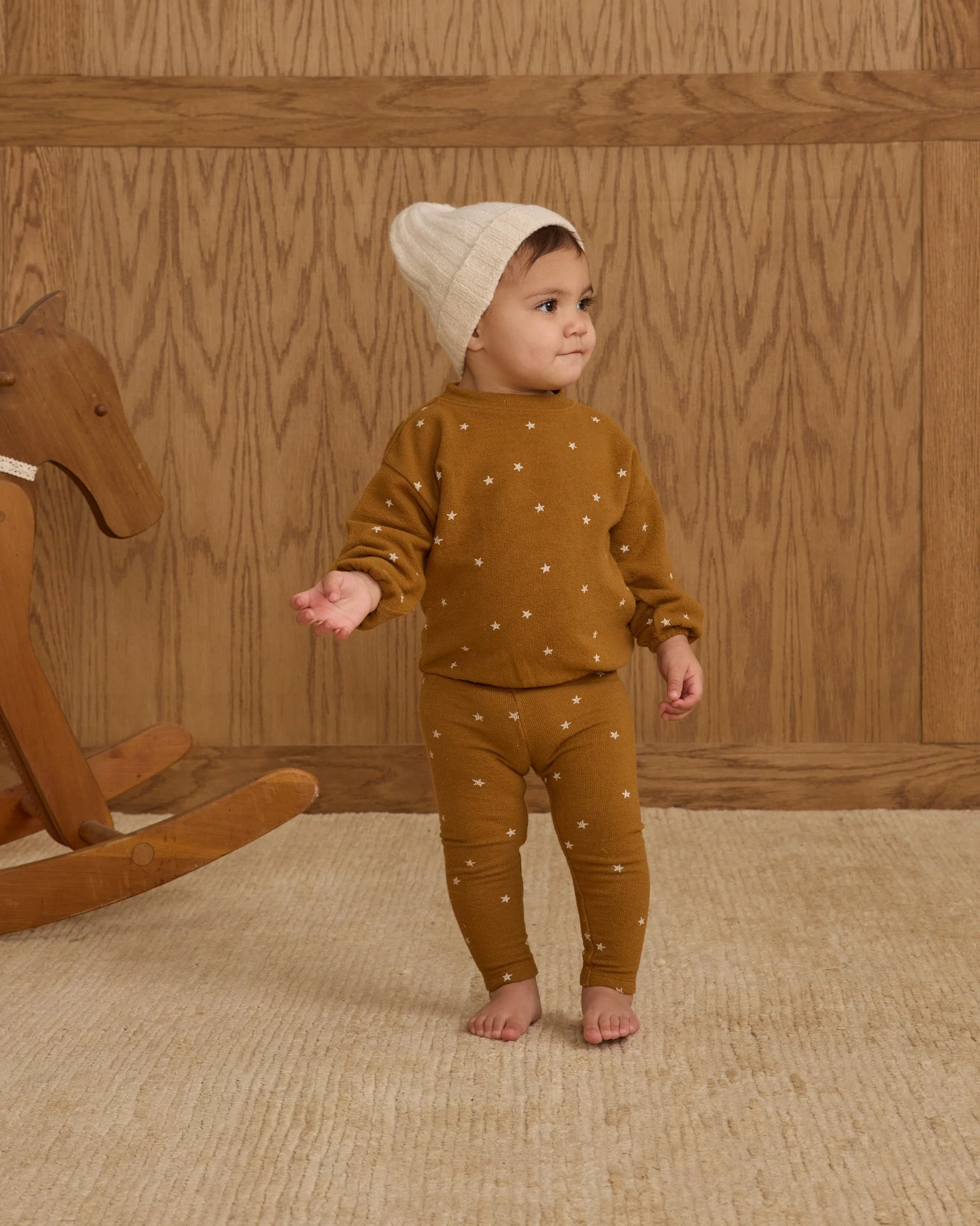 Spongey Knit Set || Golden Stars - Image 4