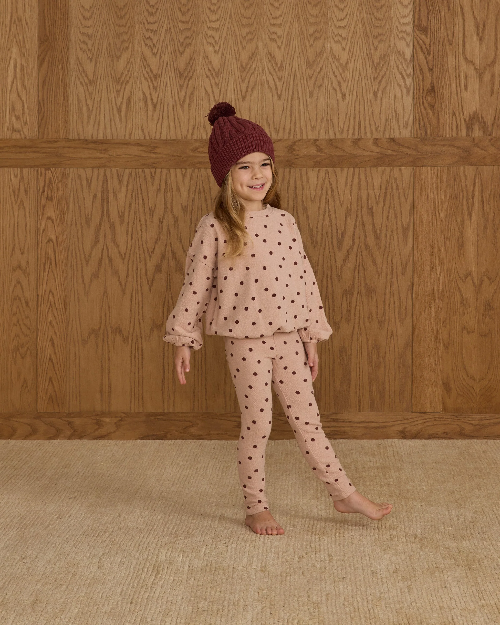 Spongey Knit Set || Polka Dot - Image 4