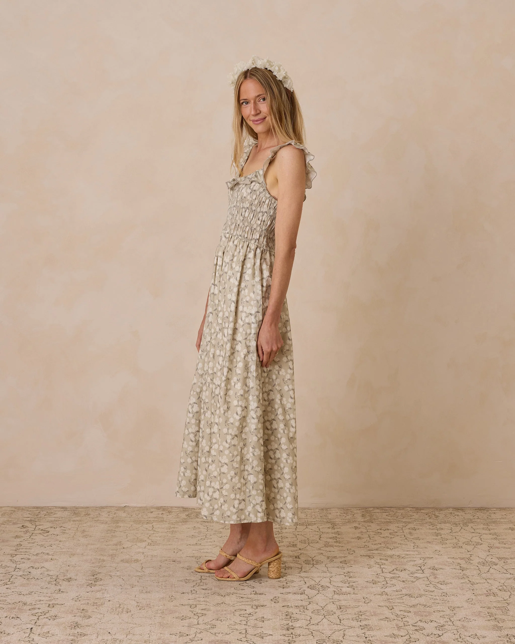 Stella Dress || Sage Hydrangea - Image 3