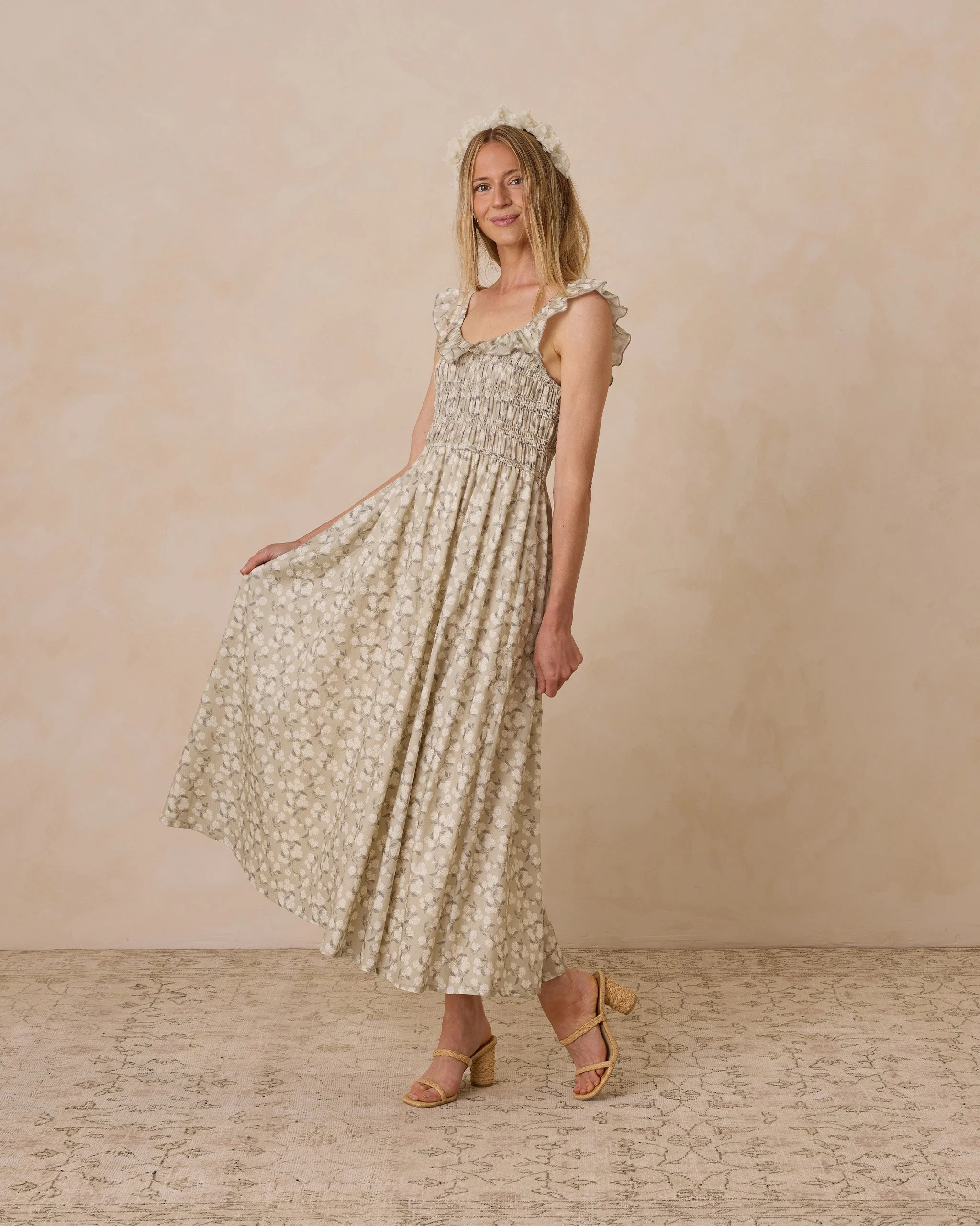 Stella Dress || Sage Hydrangea - Image 5