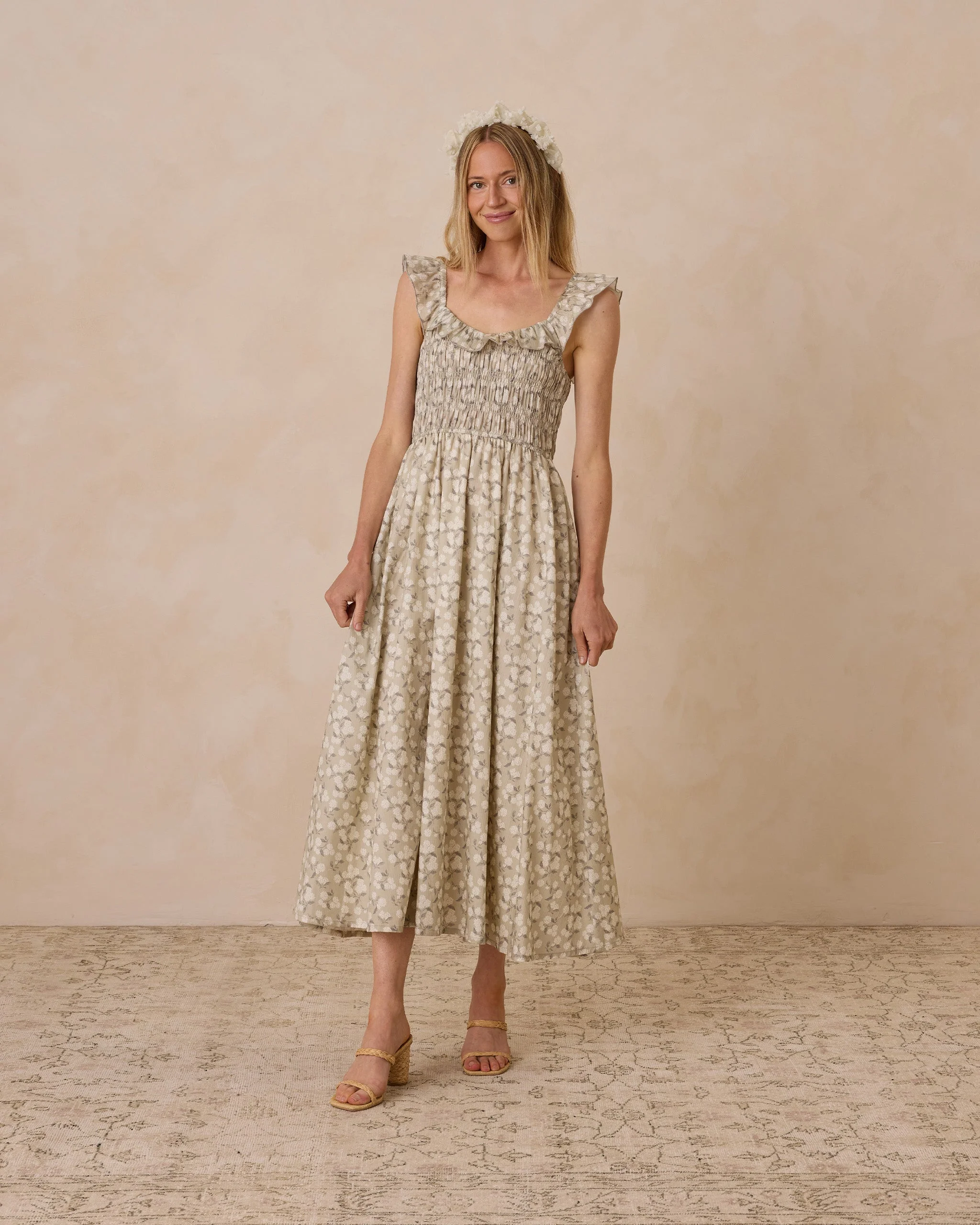 Stella Dress || Sage Hydrangea - Image 6