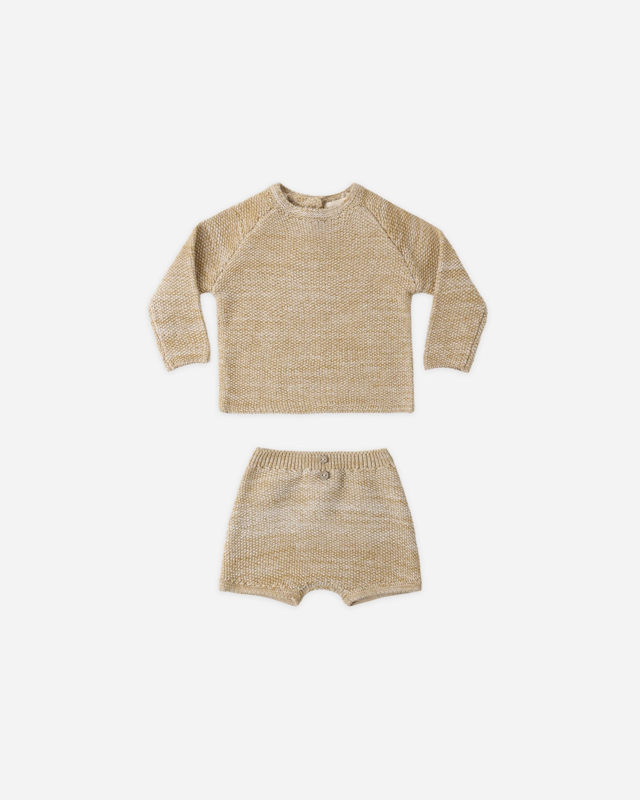 Summer Knit Set Heathered Honey