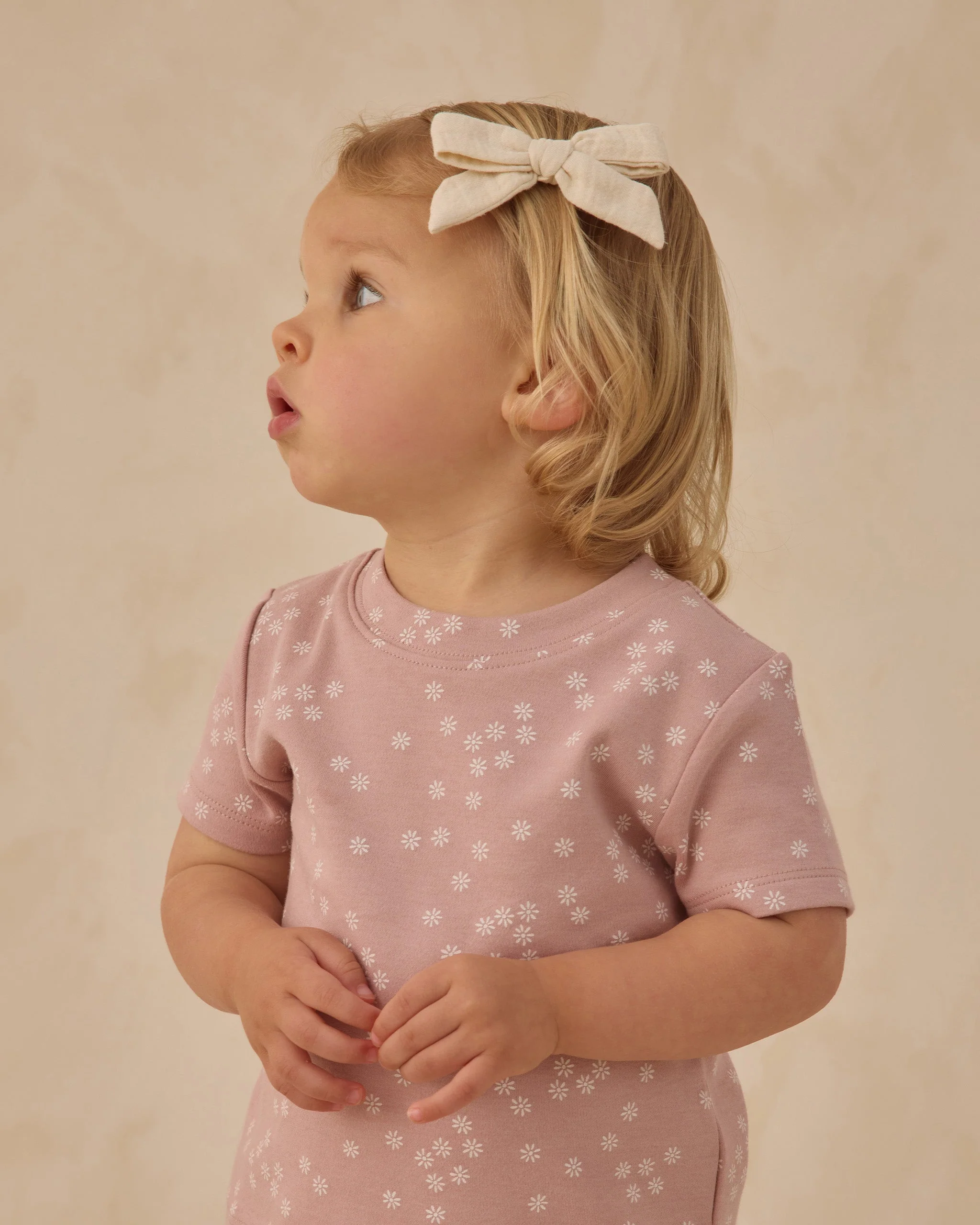 Summer Pajama Set Mauve Ditsy - Image 3