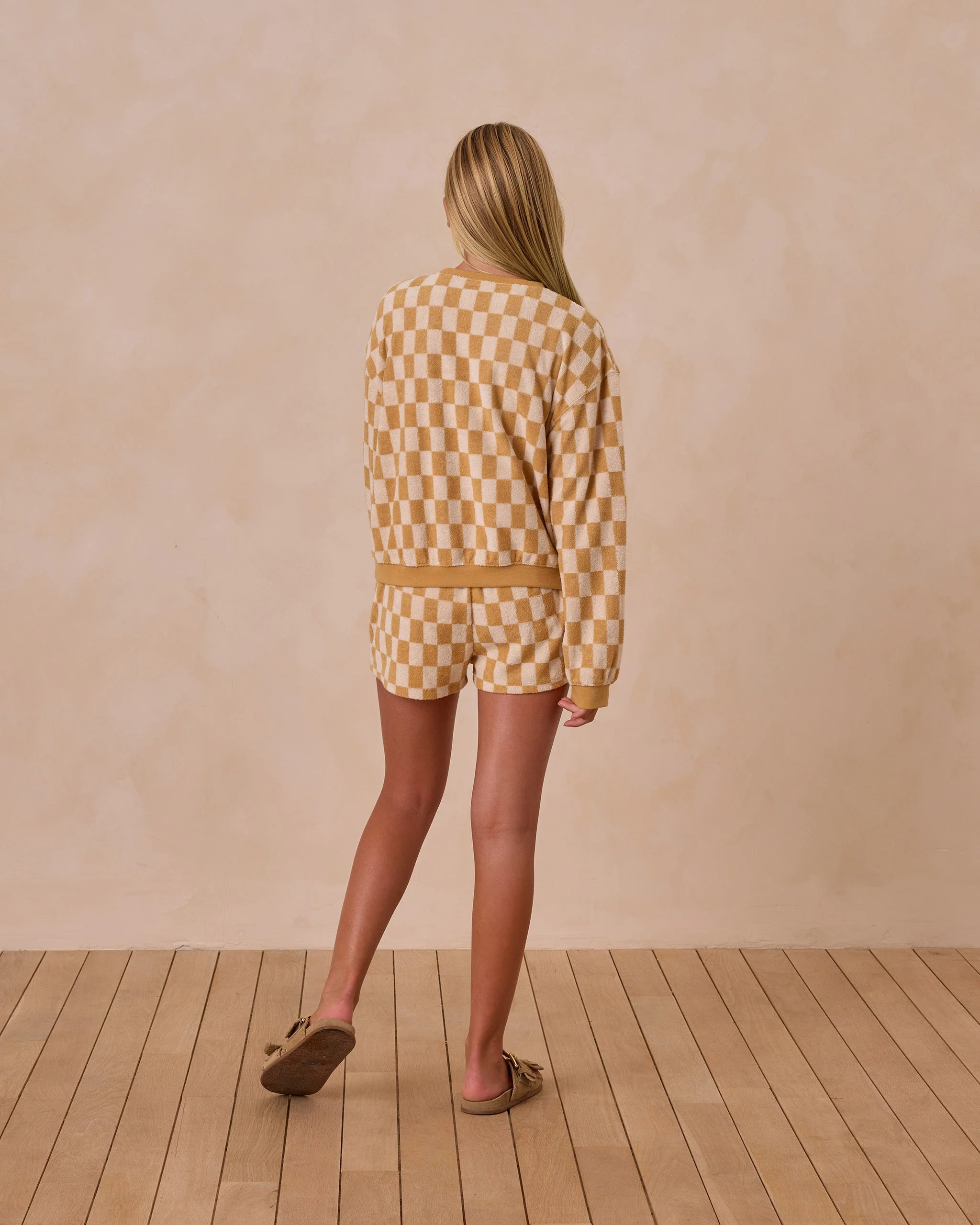 Summer Terry Set | Marigold Check - Image 3