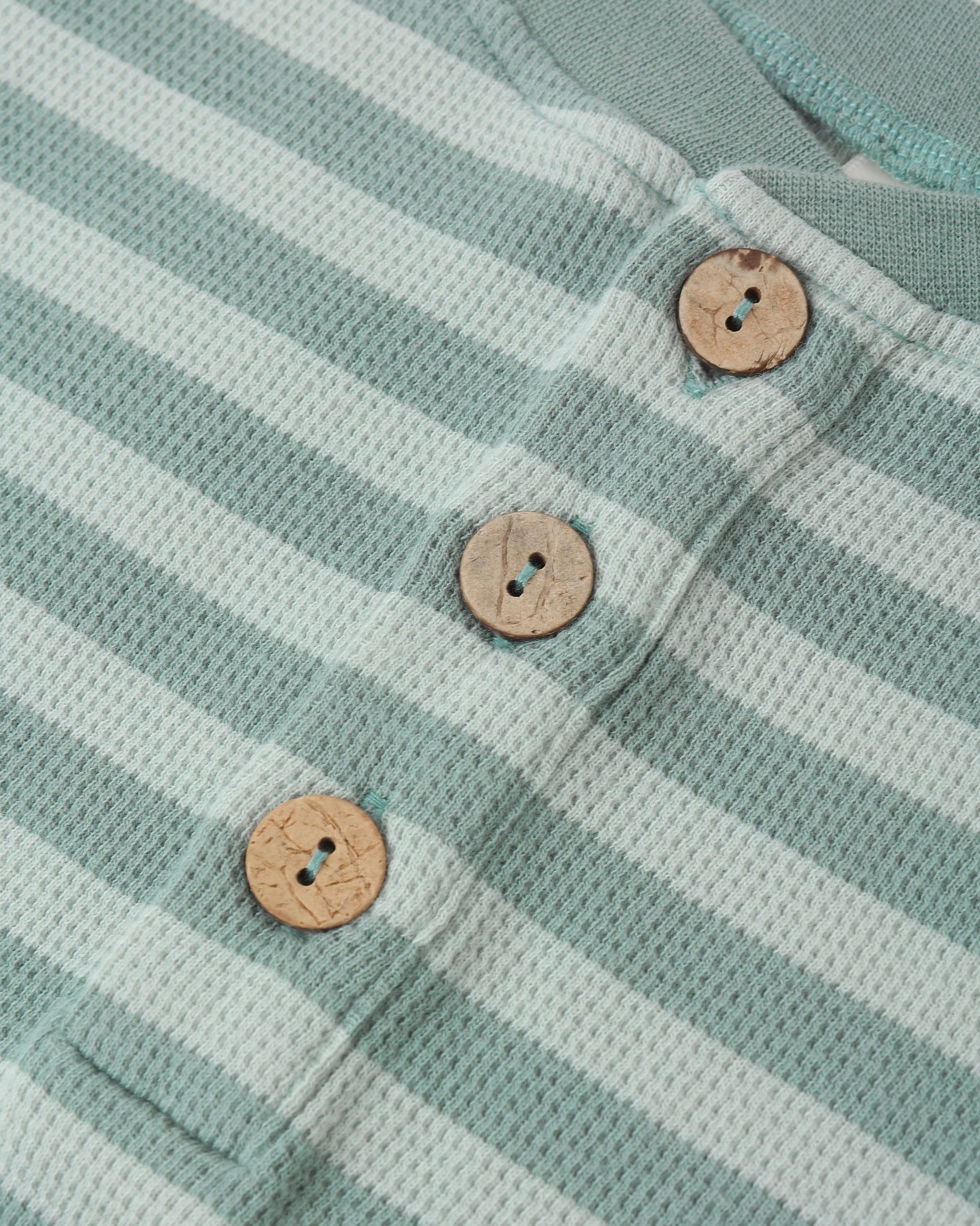 Summer Waffle Set Sea Green Stripe - Image 6