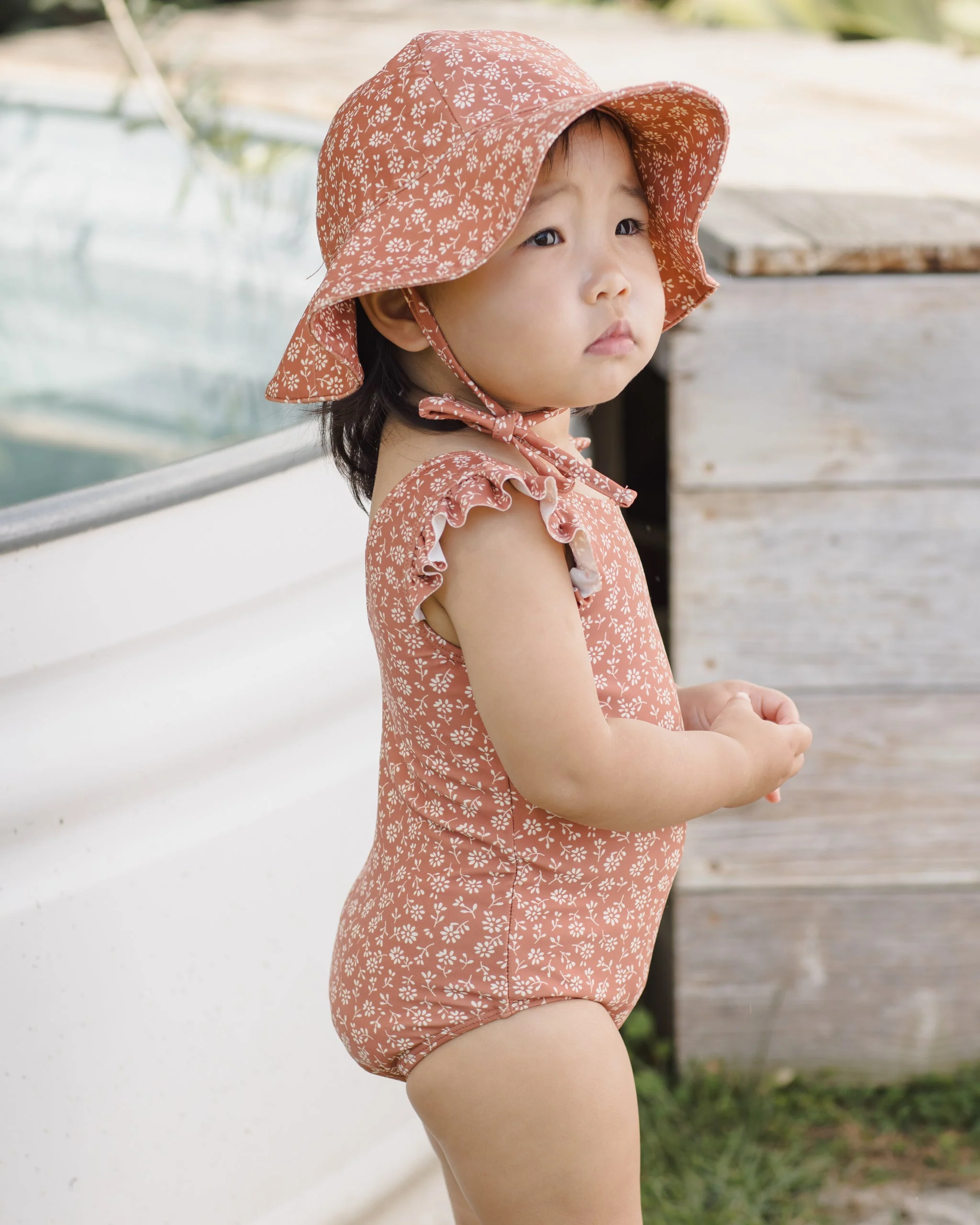 Sun Hat Poppy Floral - Image 2
