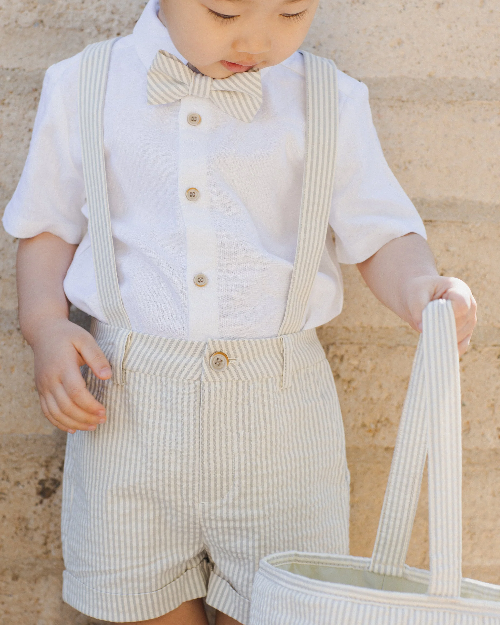 Suspender Short | Sage Stripe - Image 8