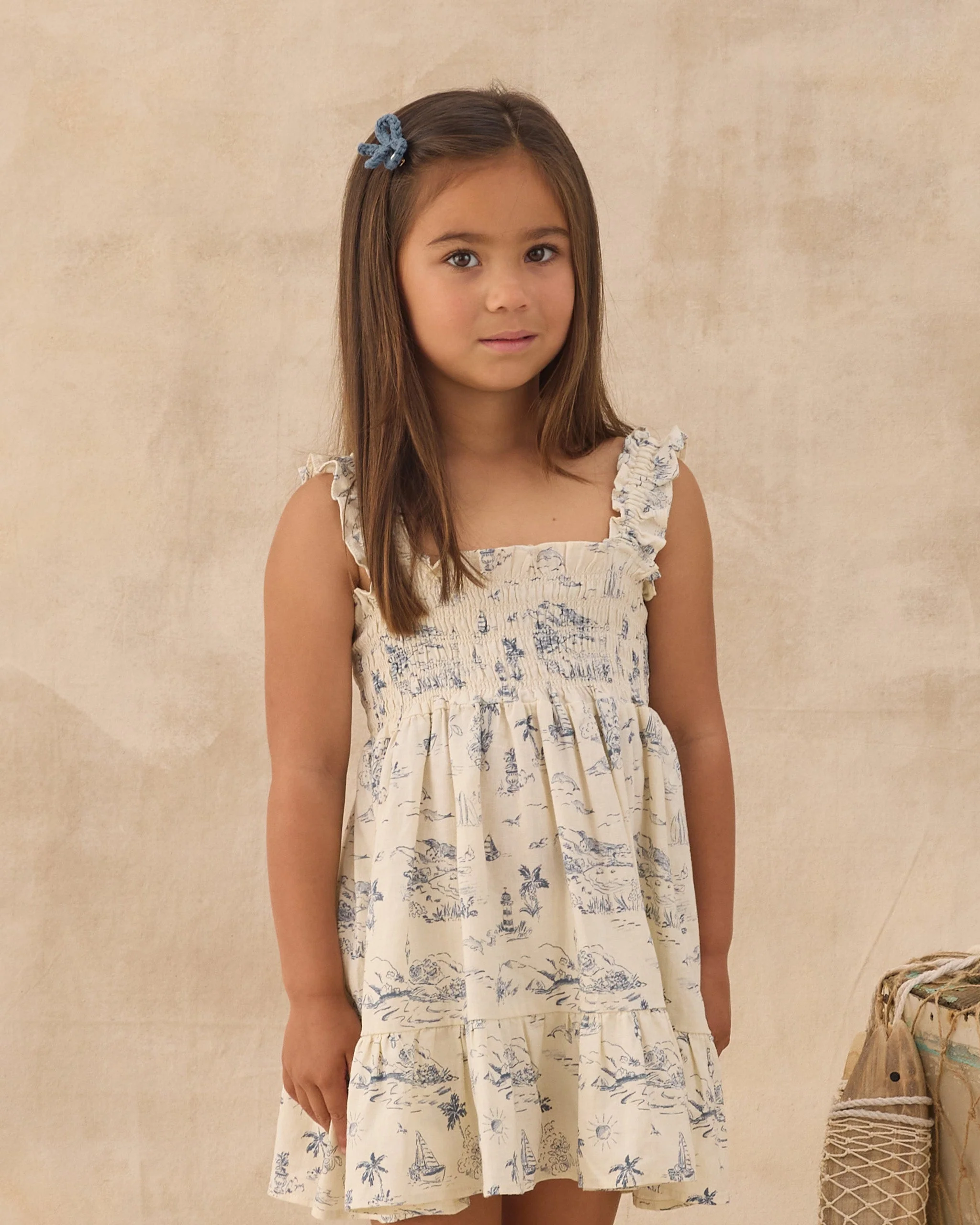 Sutton Dress Ocean Toile - Image 4