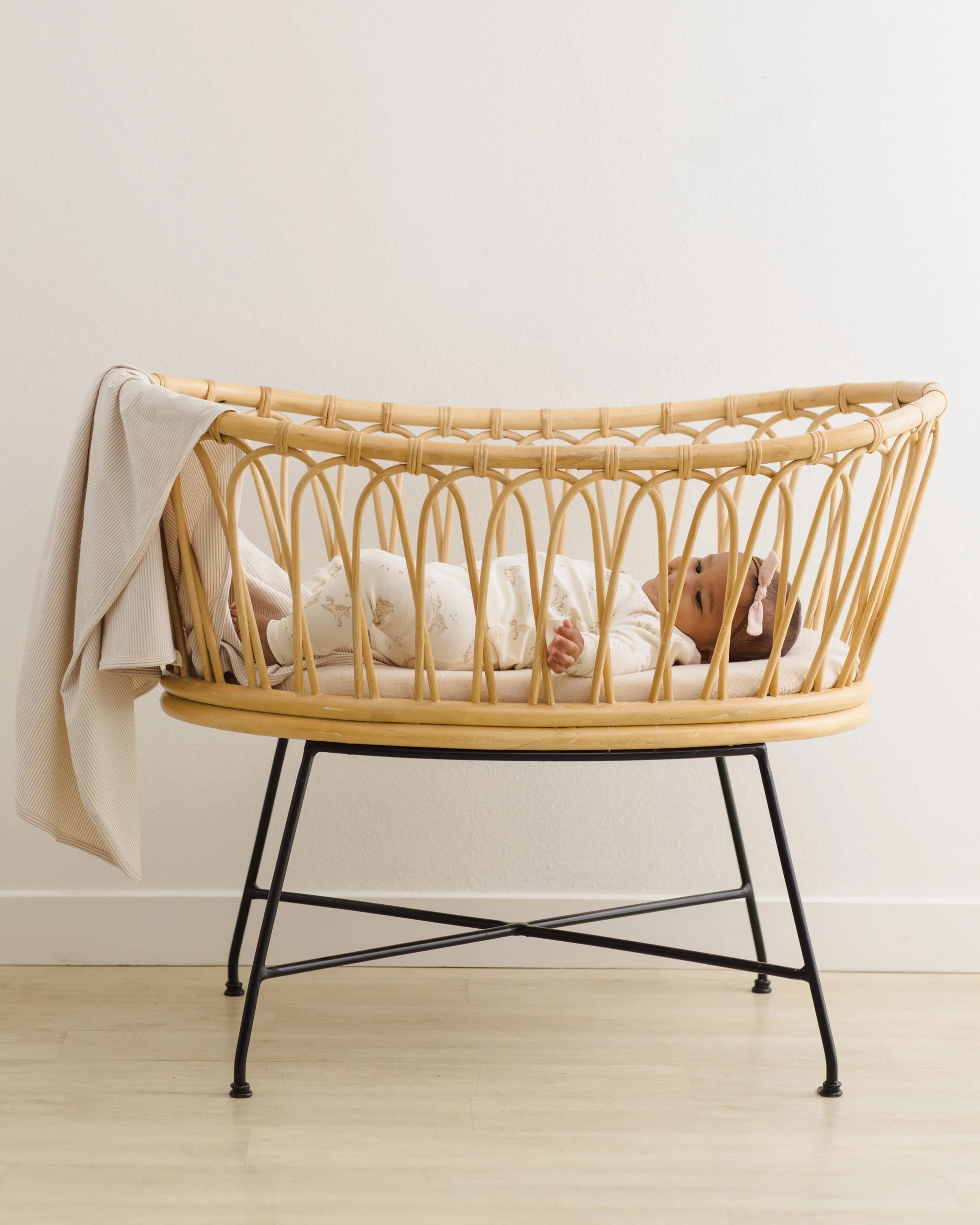 Swaddle Oat Micro Stripe - Image 6
